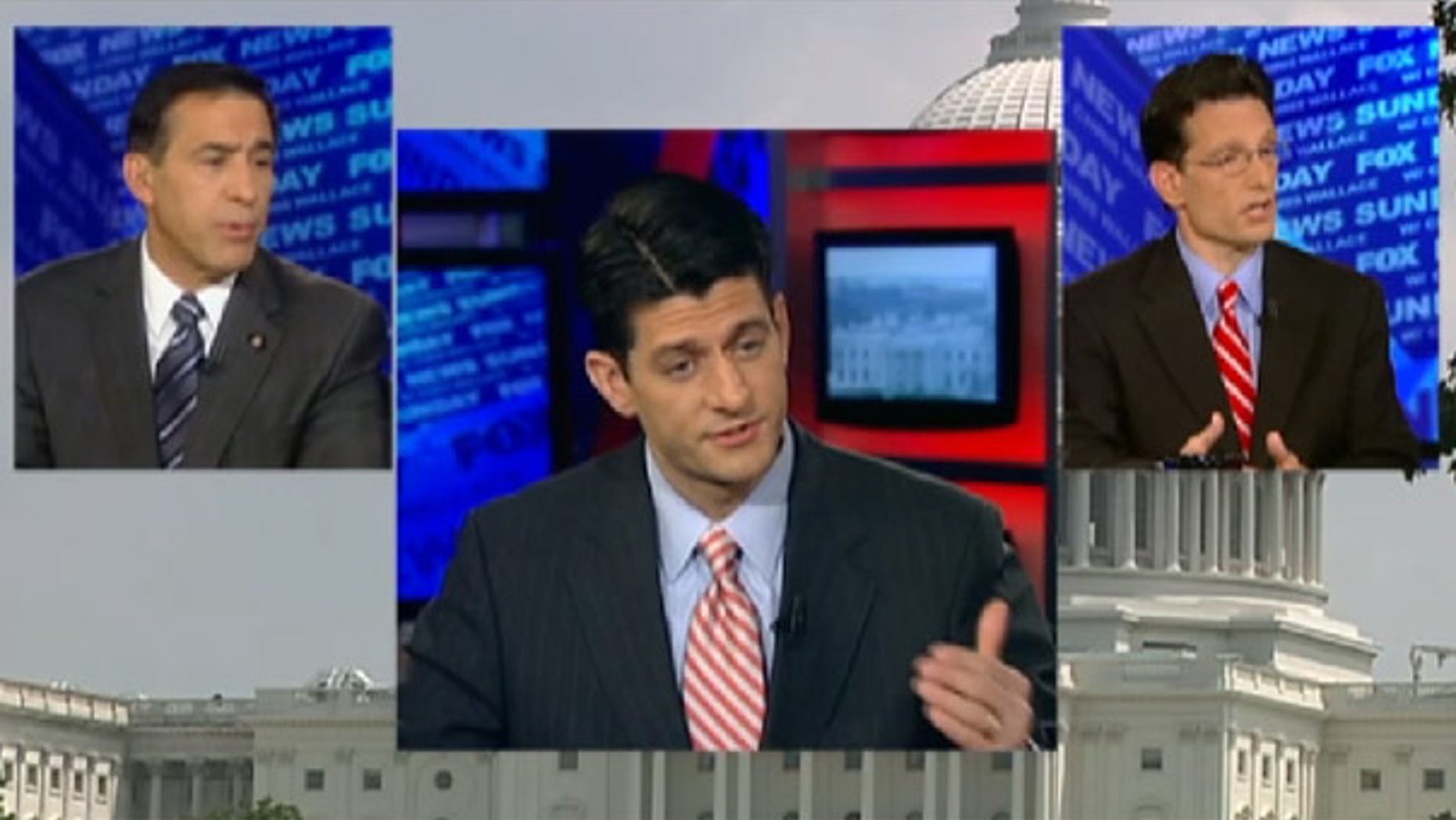 Republican leaders Reps. Darrell Issa, Paul Ryan and Eric Cantor are all looking for ways to reduce government spending.
