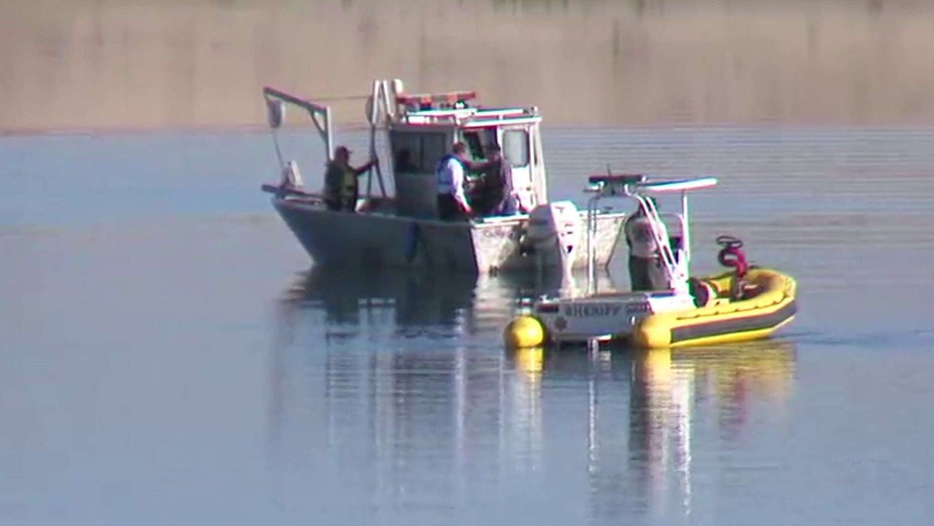 Searchers are hoping to find a plane and the bodies of passengers from a crash into Folsom Lake 50 years ago. (Fox40)