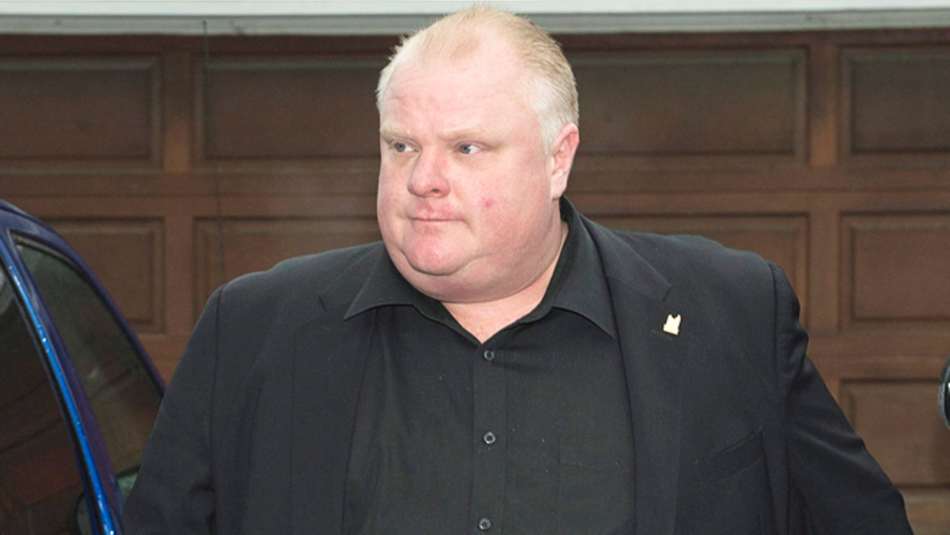 May 1, 2014: Toronto Mayor Rob Ford leaves his home in Toronto.