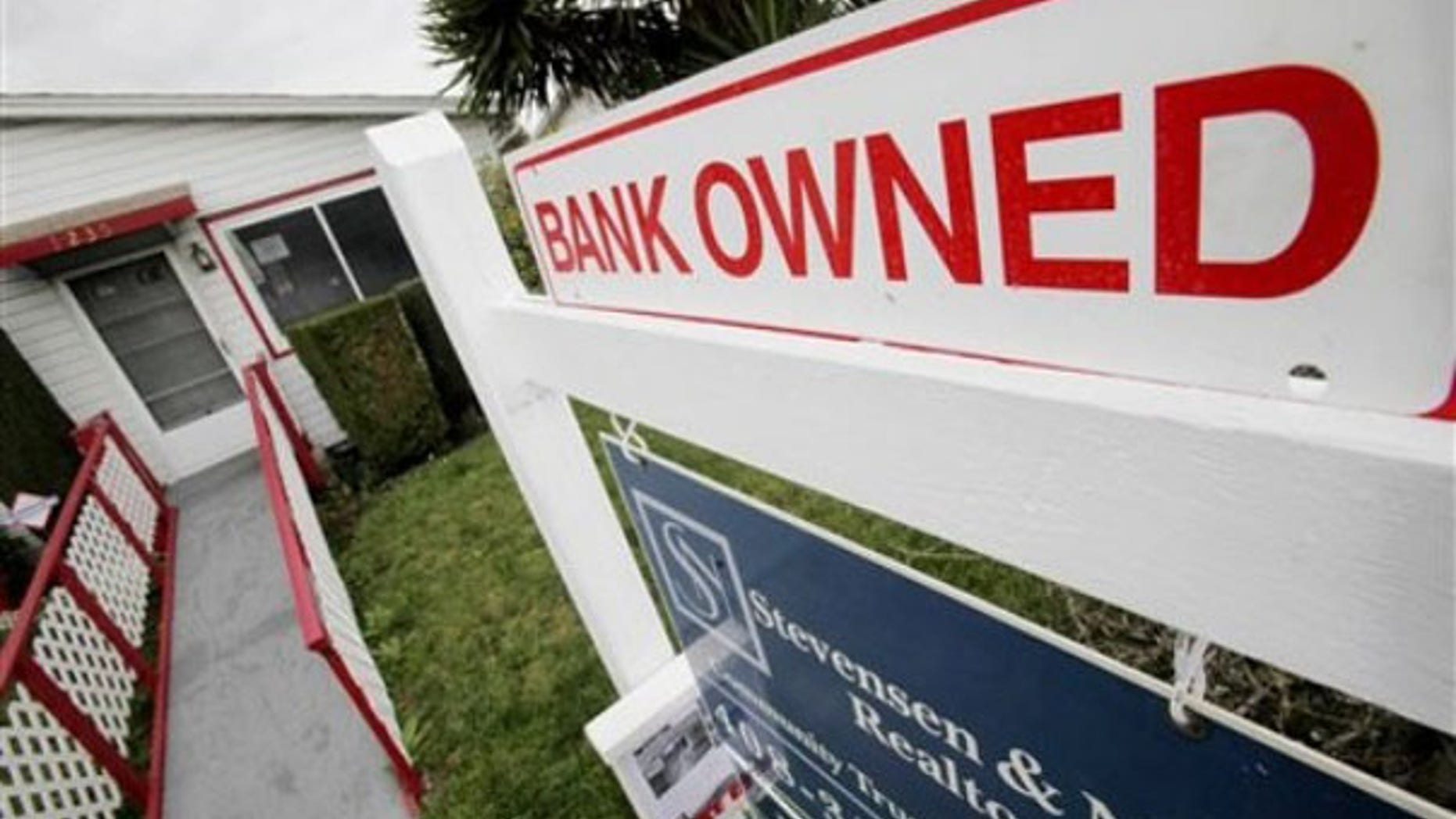 A foreclosed home is shown in East Palo Alto, Calif., Feb. 19. (AP Photo)