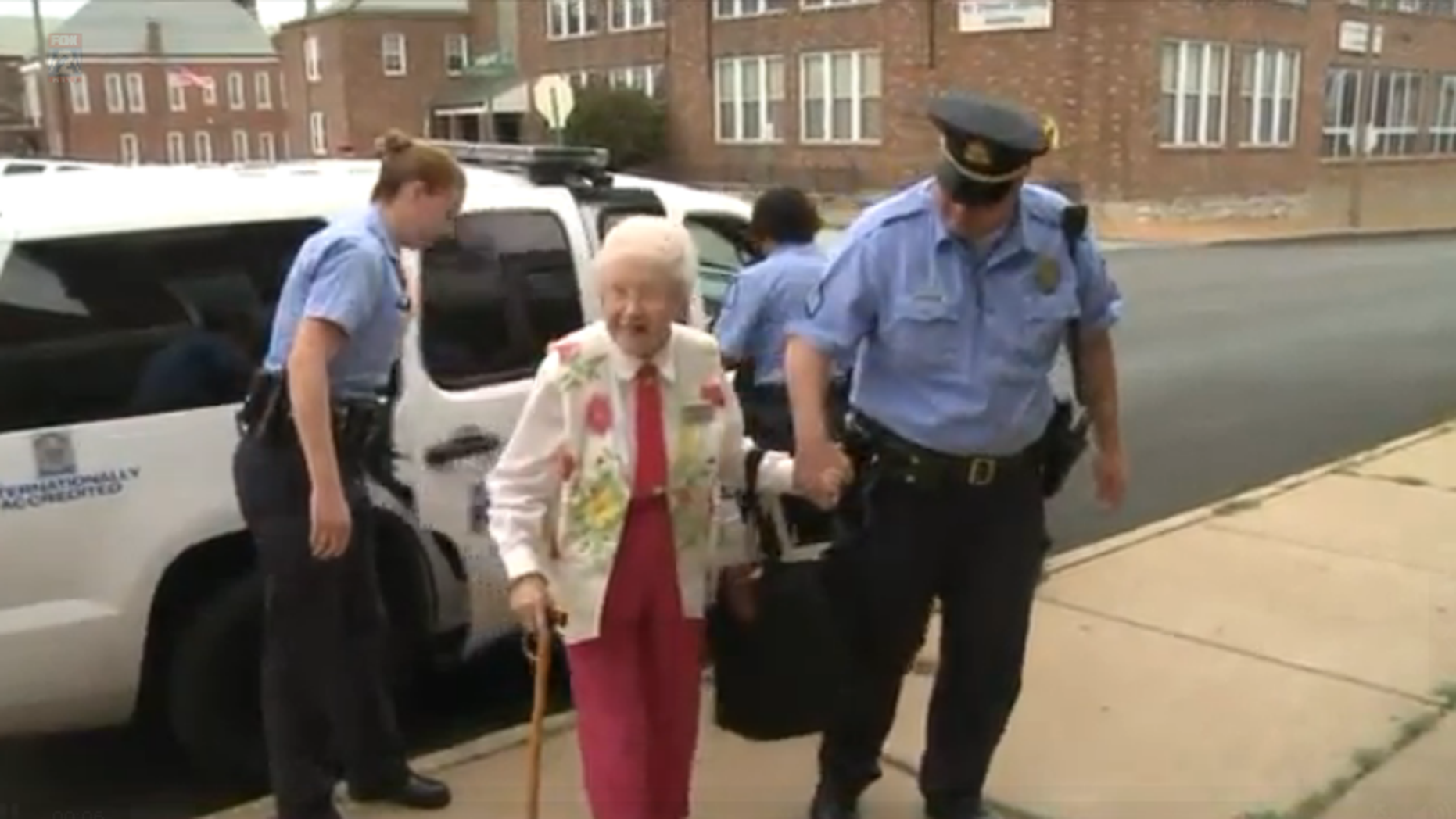 102 Year Old Woman Checks Getting Arrested Off Bucket List Fox News