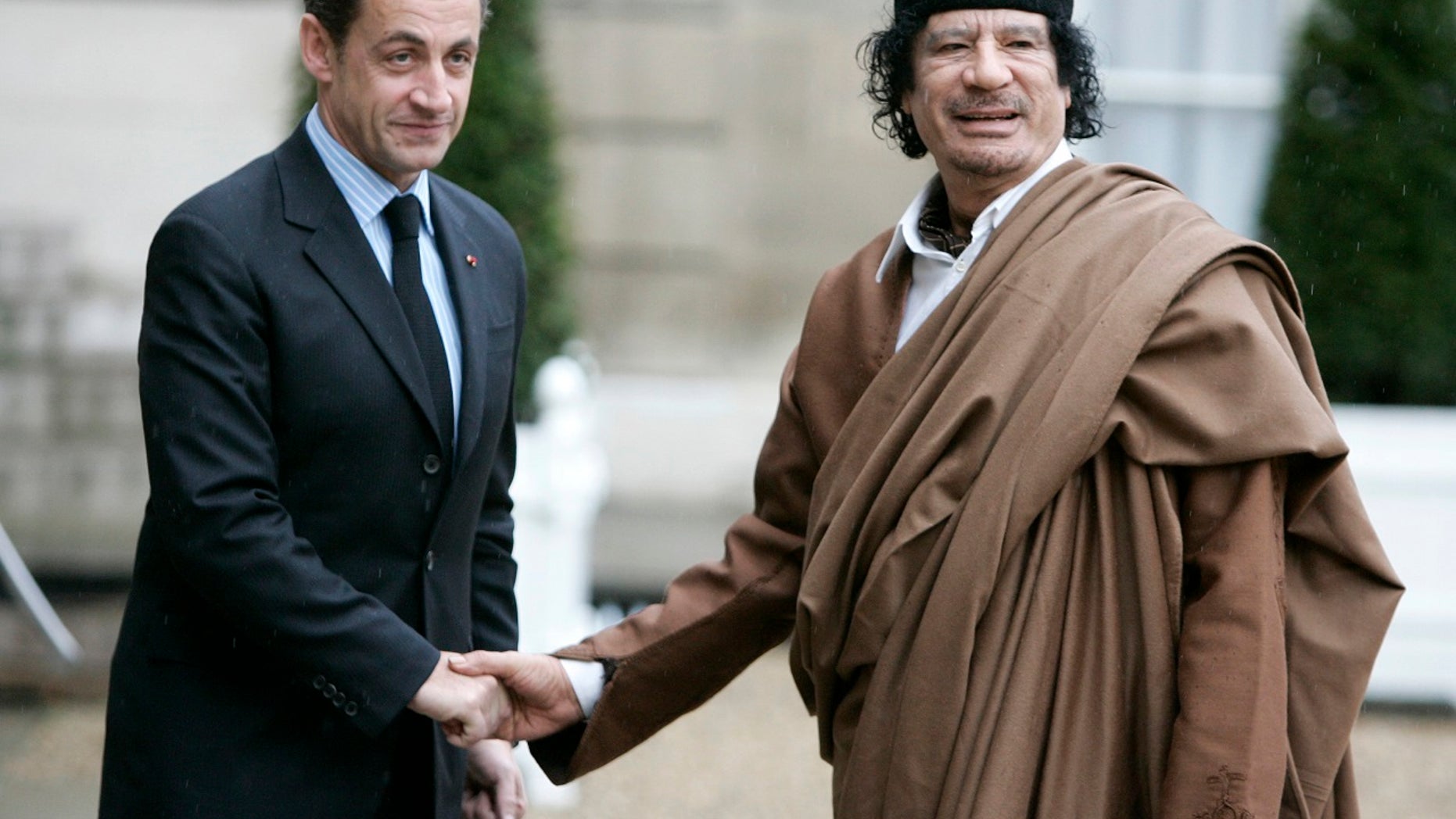 Former French President Nicolas Sarkozy was placed in custody on Tuesday as part of an investigation involving illegal campaign funding from late Libyan leader late Libyan leader Moammar Gadhafi.