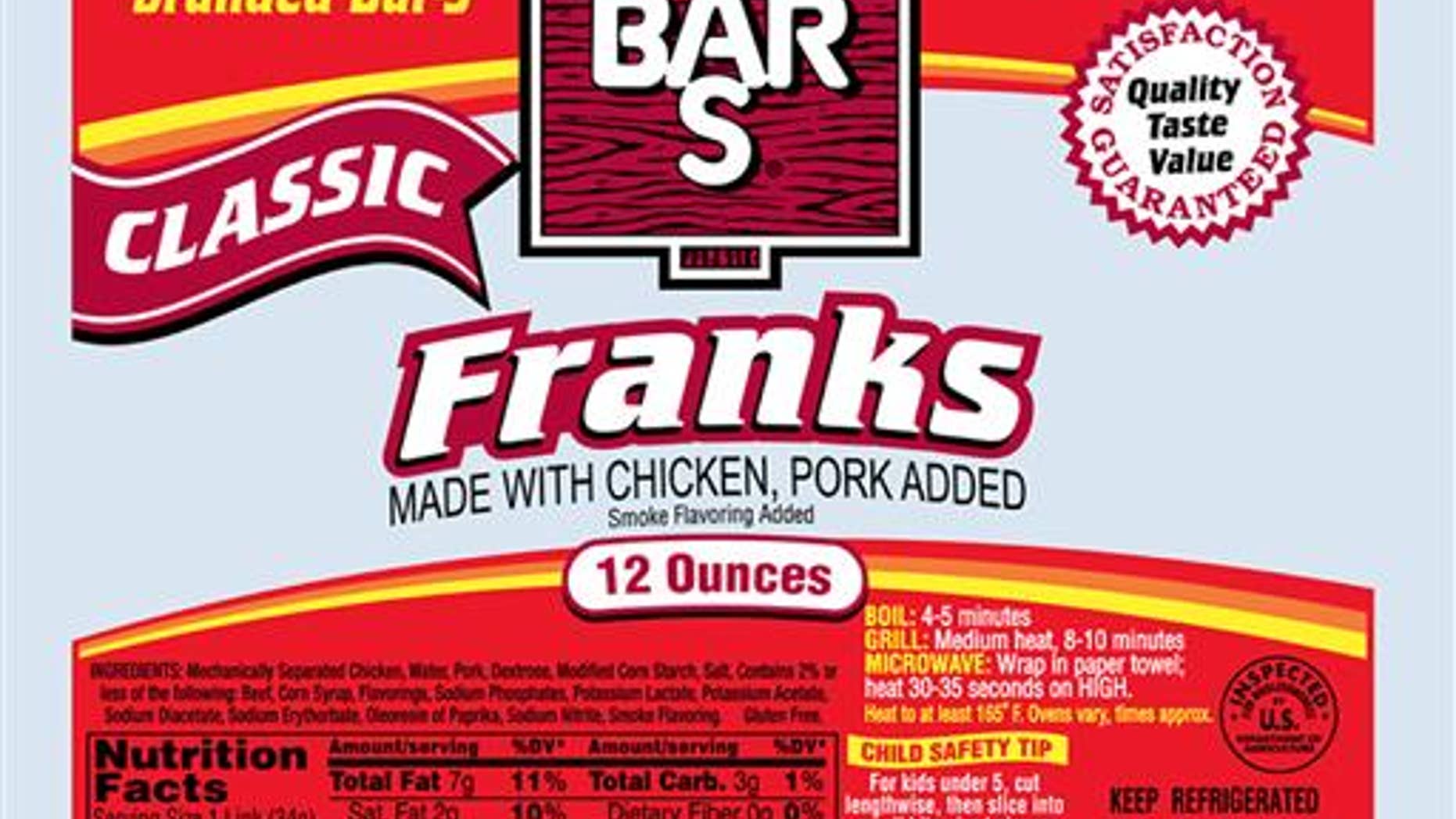 More than 372,000 pounds of hot dogs and corn dogs are being recalled.