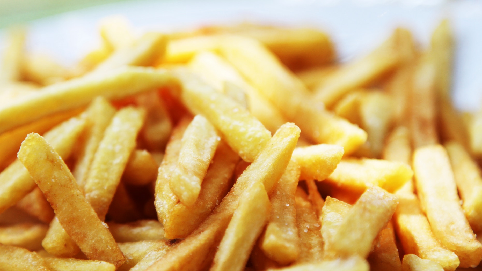portion of French fries