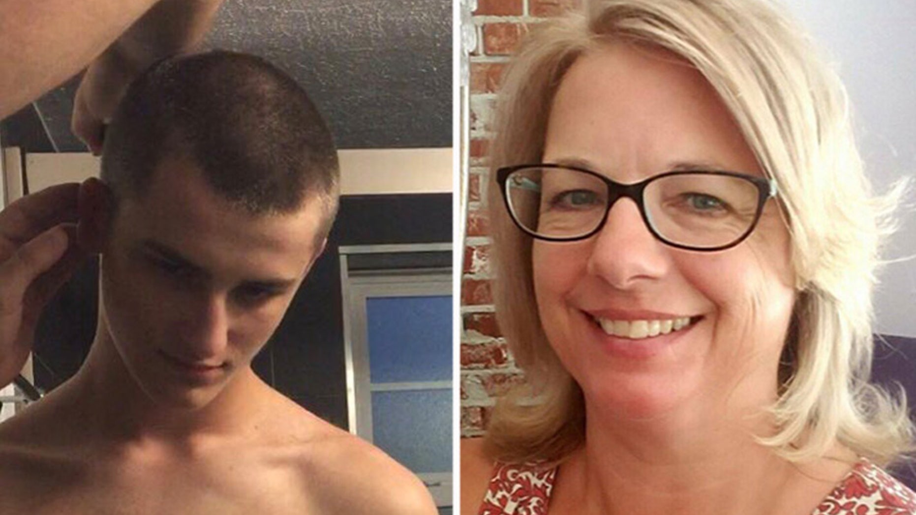 Authorities said Logan Mott, 15, detained late Friday at the New York-Canadian border, was a person of interest in the death of his grandmother Kristina French, 53