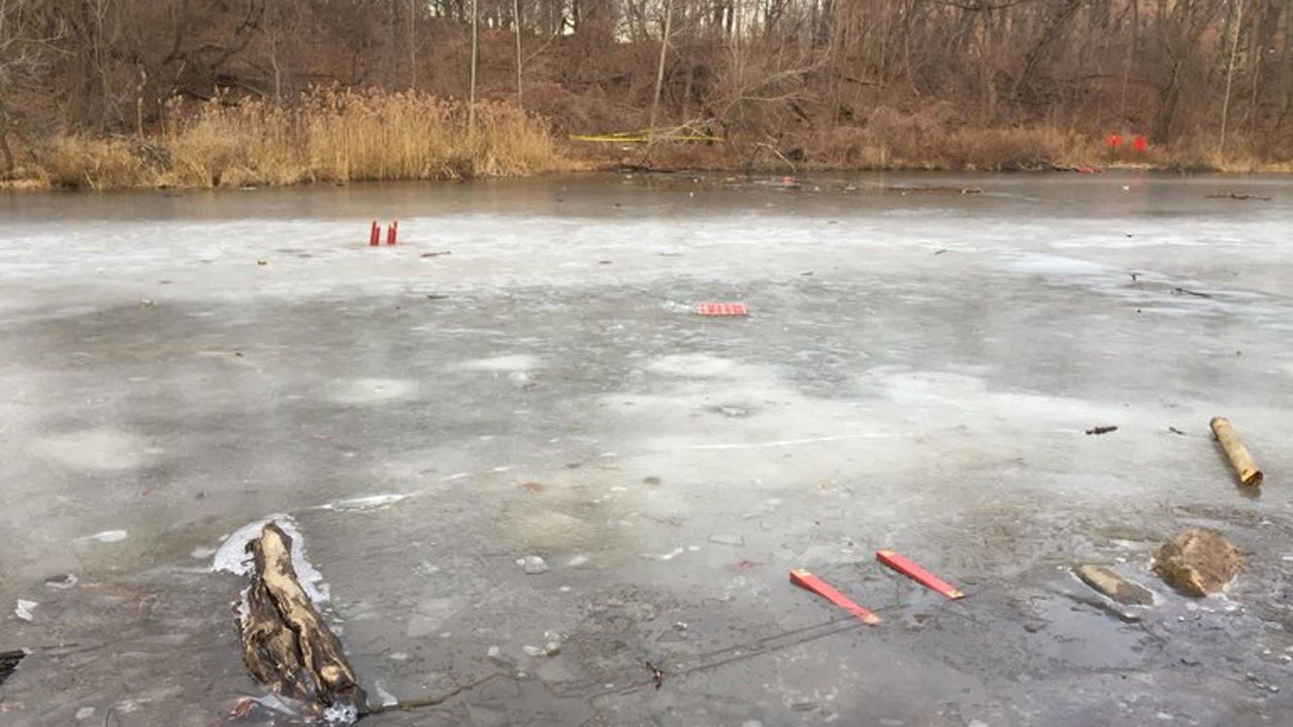 Authorities in New York attempted to save an 11-year-old boy who reportedly fell into a lake while saving his friend.