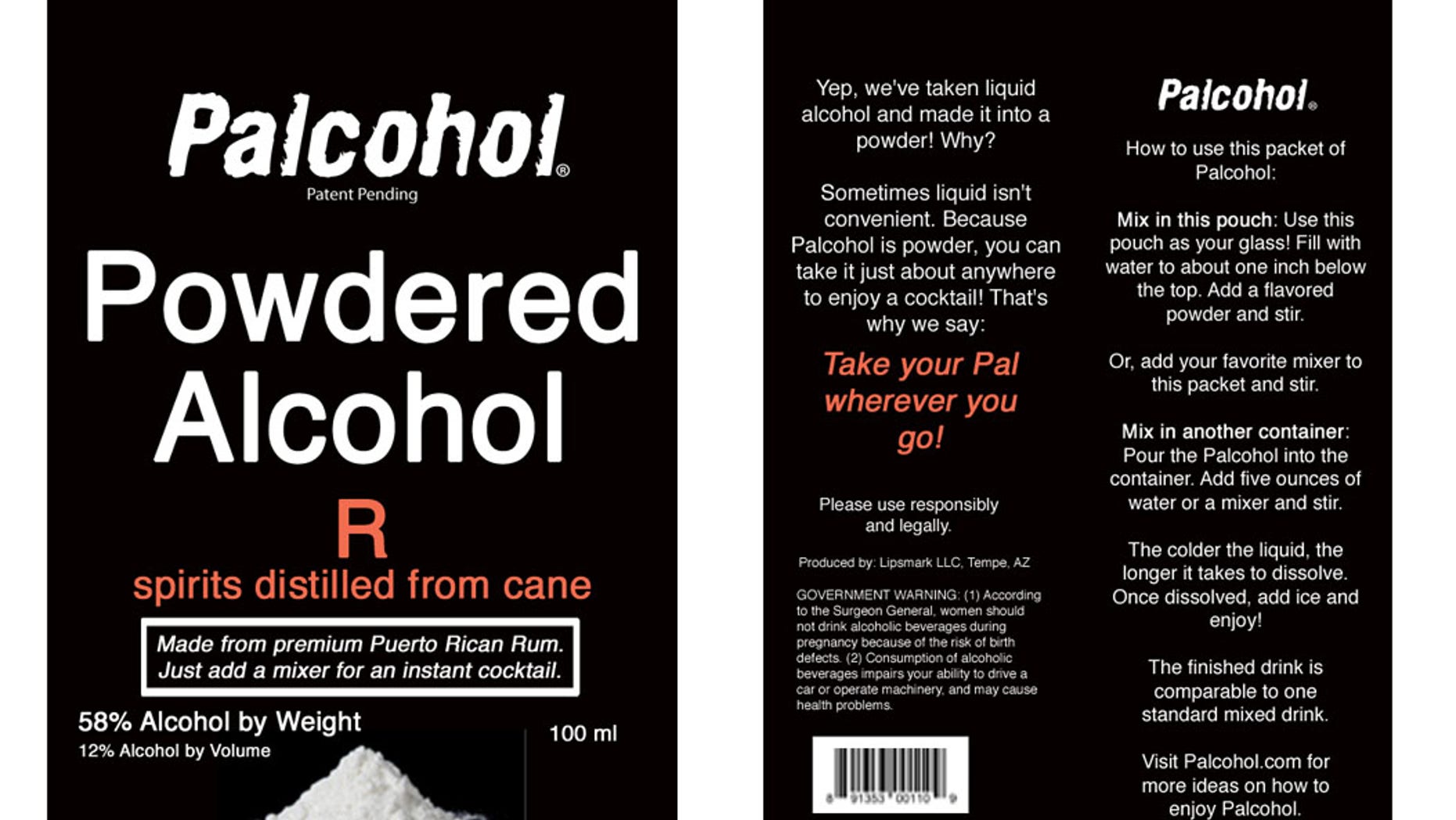 A powdery new way to get buzzed may not get off the ground anytime soon.
