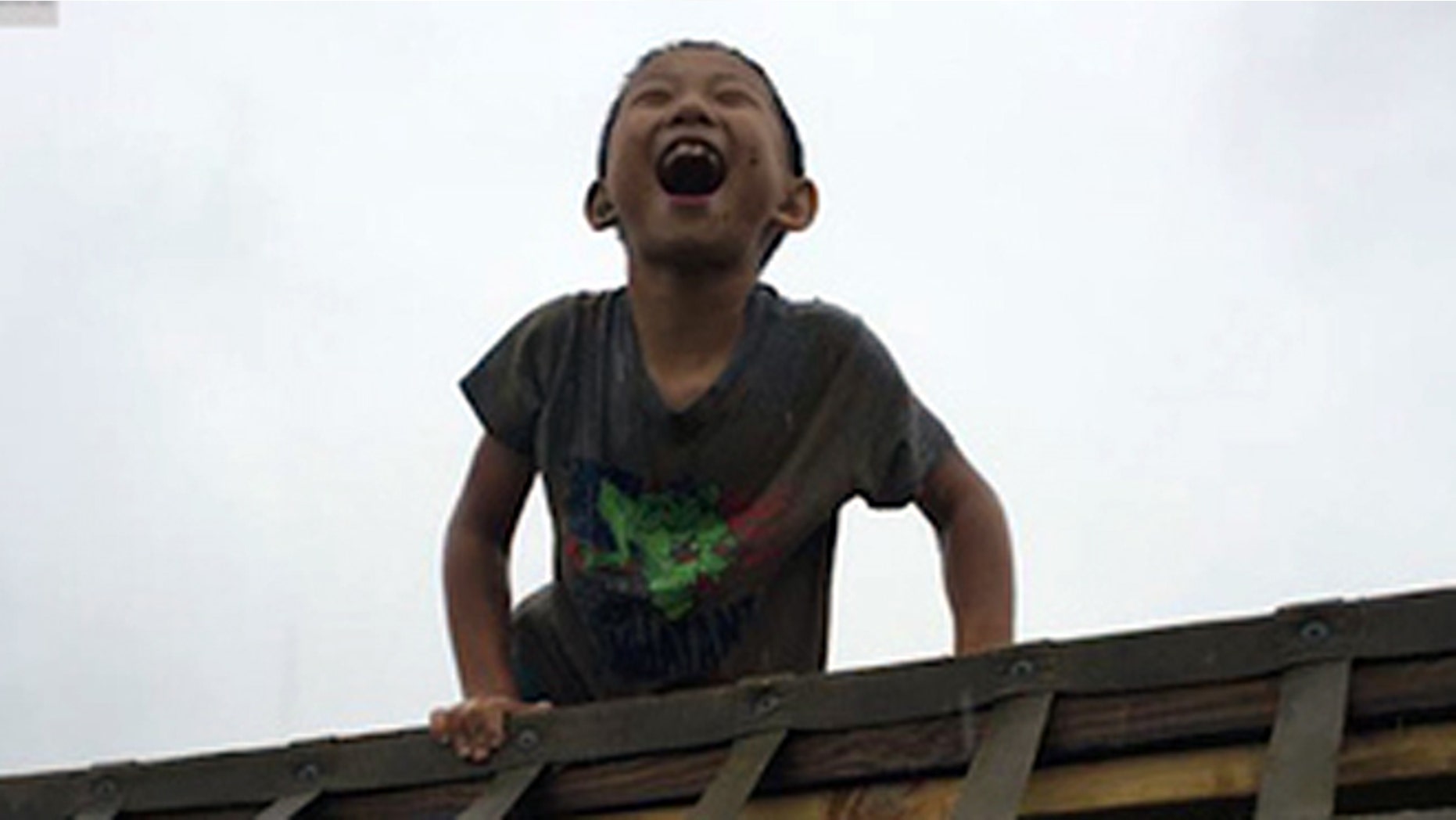 Despite being born with legs, Gabe Sanders, 8, loves to compete in obstacle course races.
