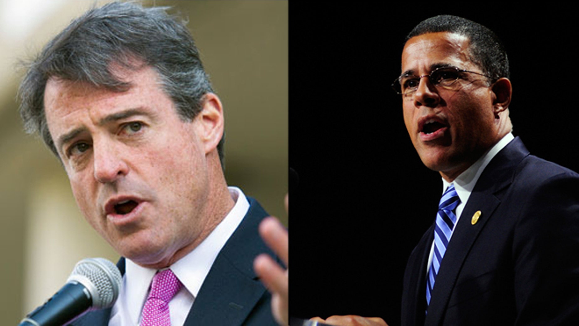 Shown here are Maryland Attorney General Doug Gansler, left, and Lt. Gov. Anthony Brown.