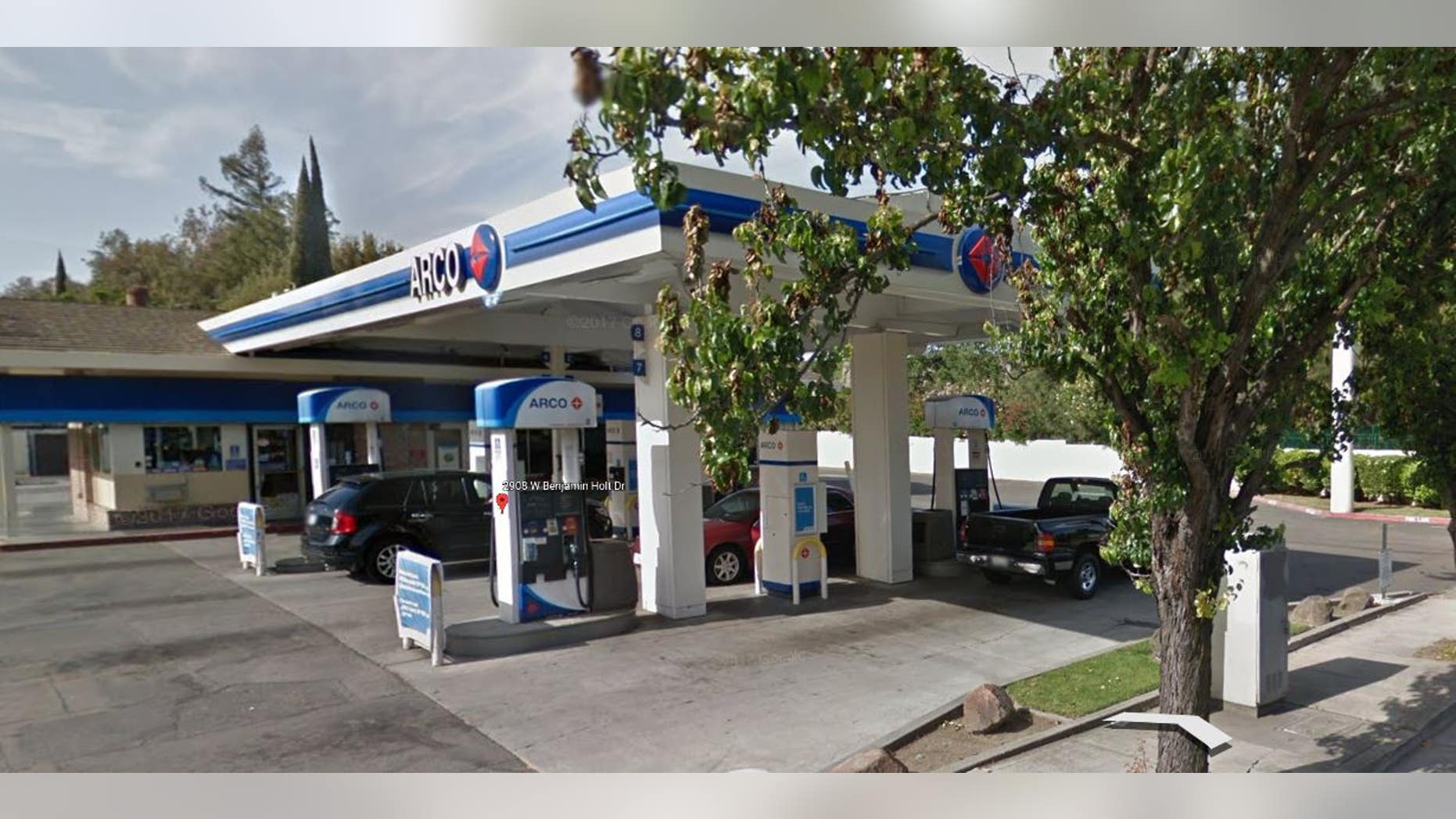 Police are looking for a young male who tried to rob a gas station.