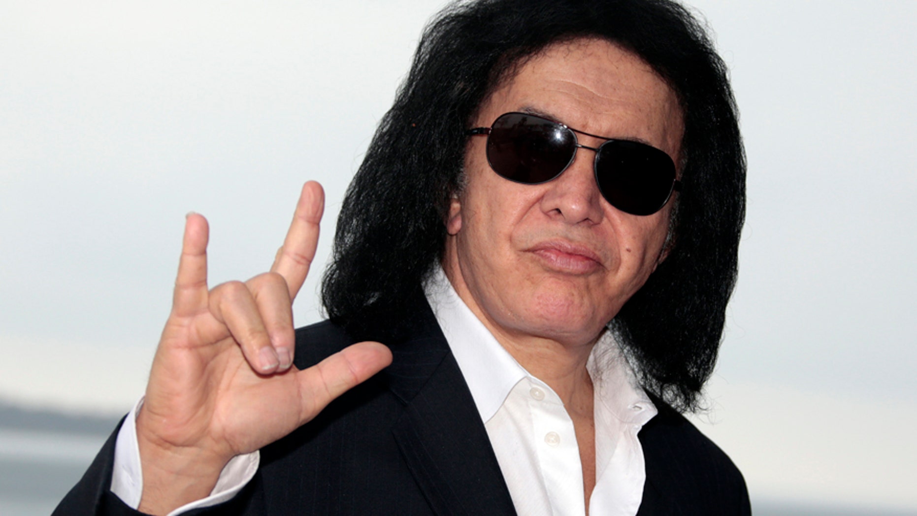 Gene Simmons of the rock band Kiss.