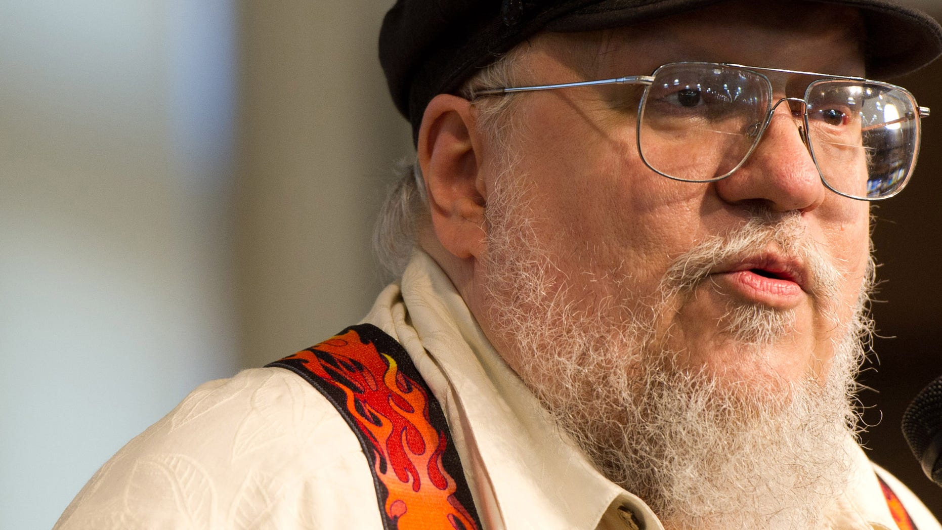 In this July 14, 2011 file photo, author George R.R. Martin attends a book signing for "A Dance with Dragons" at Barnes & Noble in New York