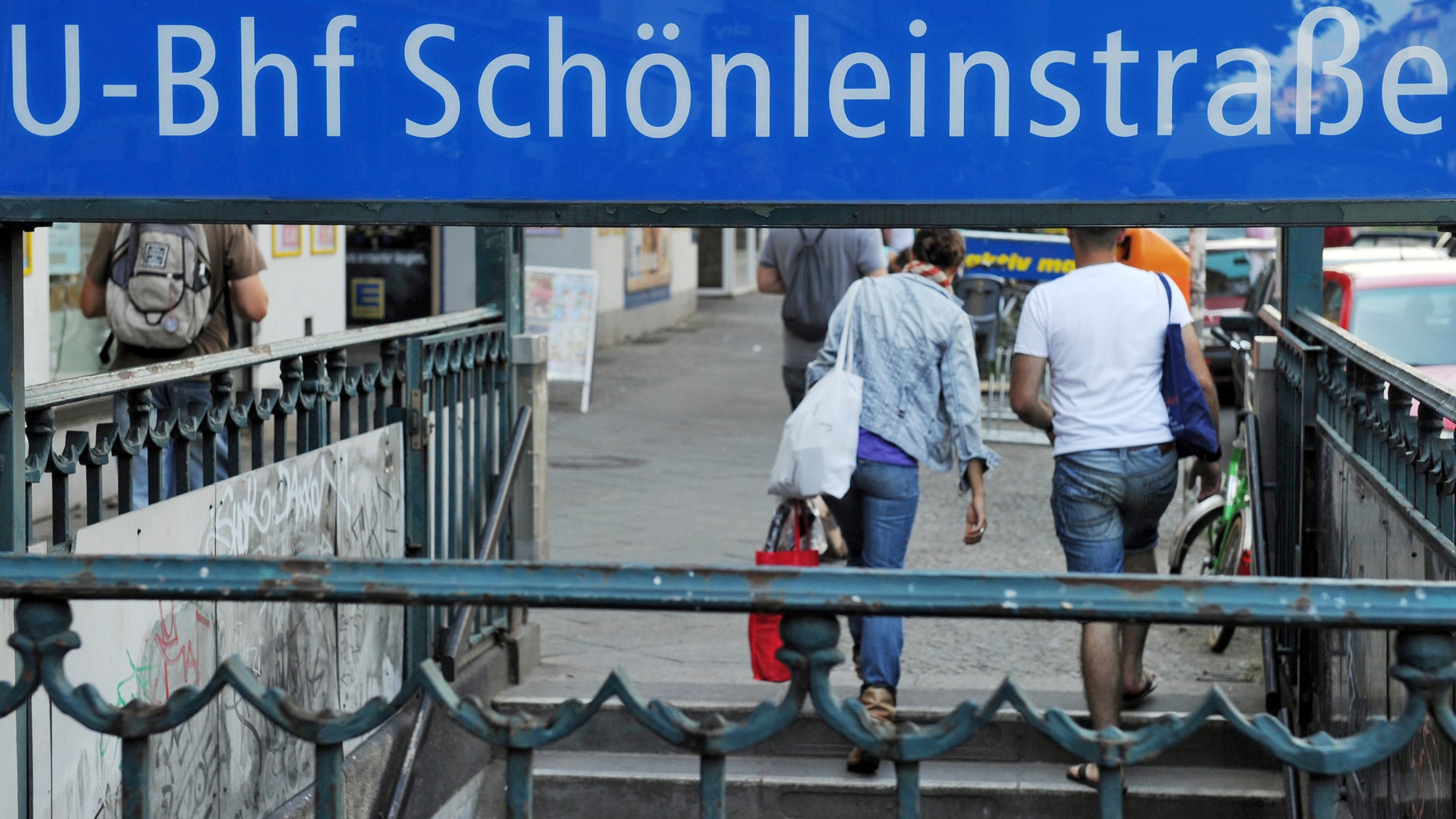 The subway station Schoenleinstrasse in Berlin, seen in a 2010 file photo.