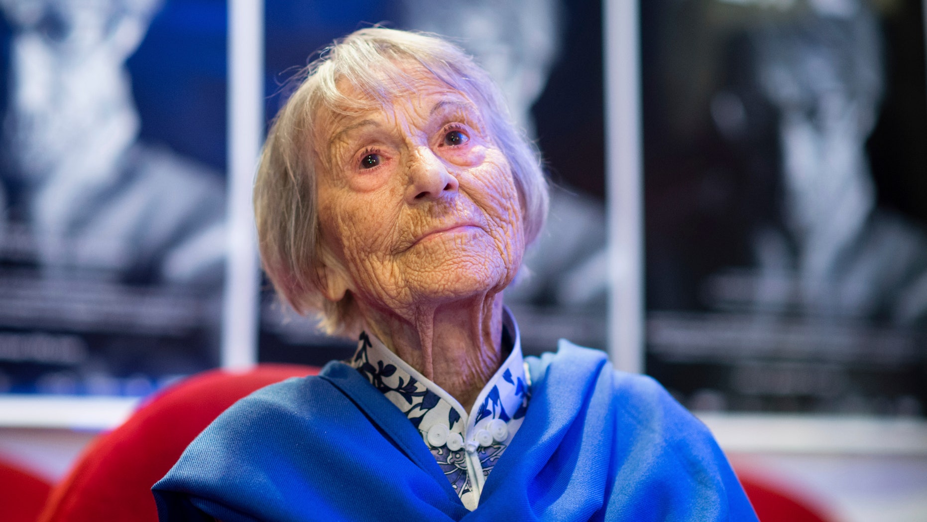 Brunhilde Pomsel, seen in 2016, was the former secretary of Nazi propaganda minister Joseph Goebbels.