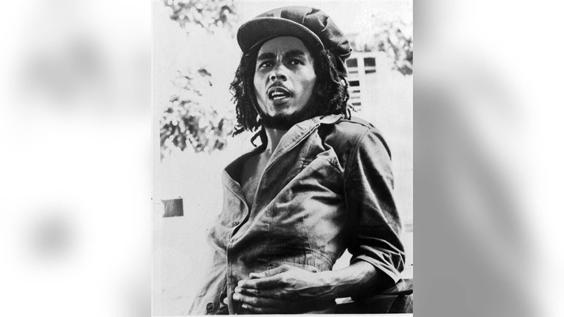 This 1976 file photo originally released by Island Records shows Jamaican reggae singer Bob Marley. (AP Photo/Island Records, File)
