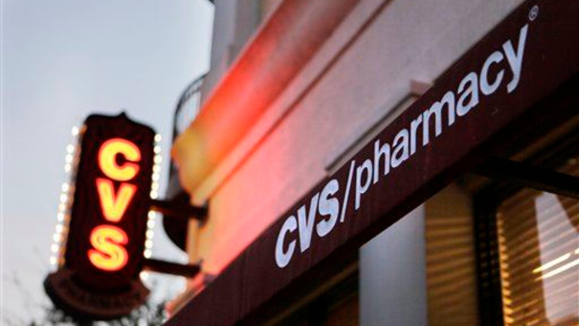 A CVS pharmacy is seen in Orlando, Fla., on Feb. 2, 2011.