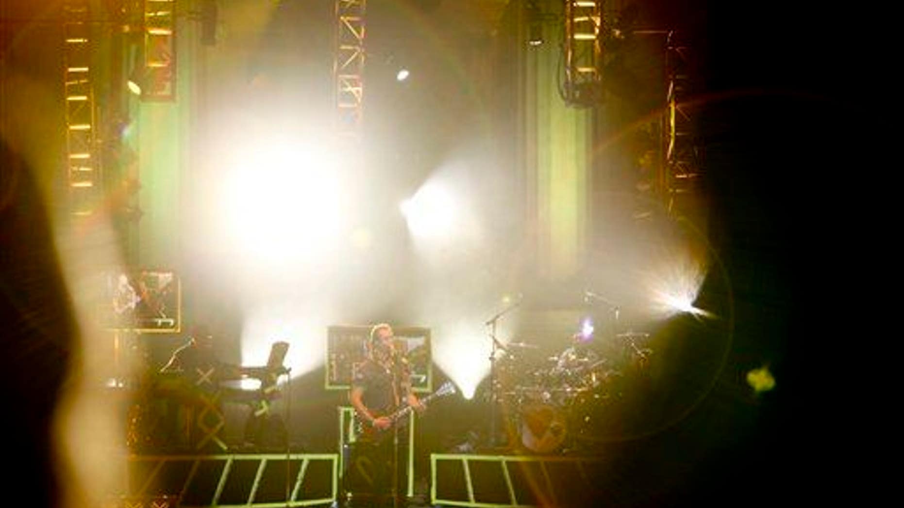 Michael Franti and Spearhead perform during a concert at the Greek Theater in Berkeley, Calif., Saturday, Oct. 8, 2011.