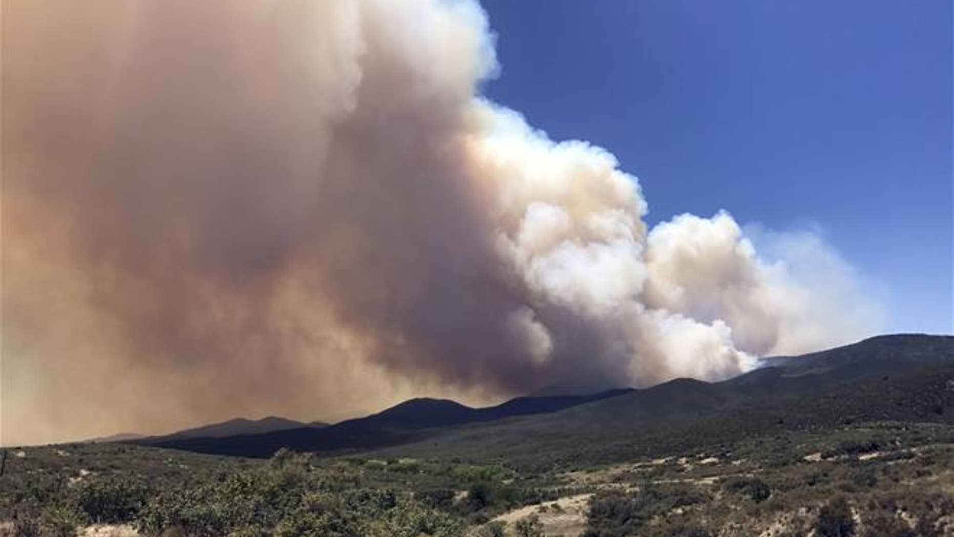 The Goodwin Fire rages near Prescott, Ariz.