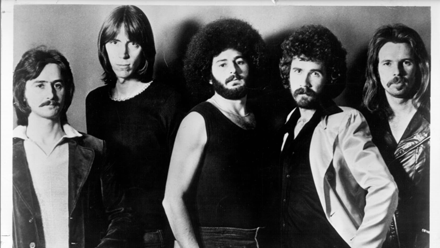 Left to Right: Fran Sheehan, Tom Scholz, Sib Hashian, Brad Delp and Barry Goudreau of the rock group 'Boston' pose for a portrait in circa 1976.