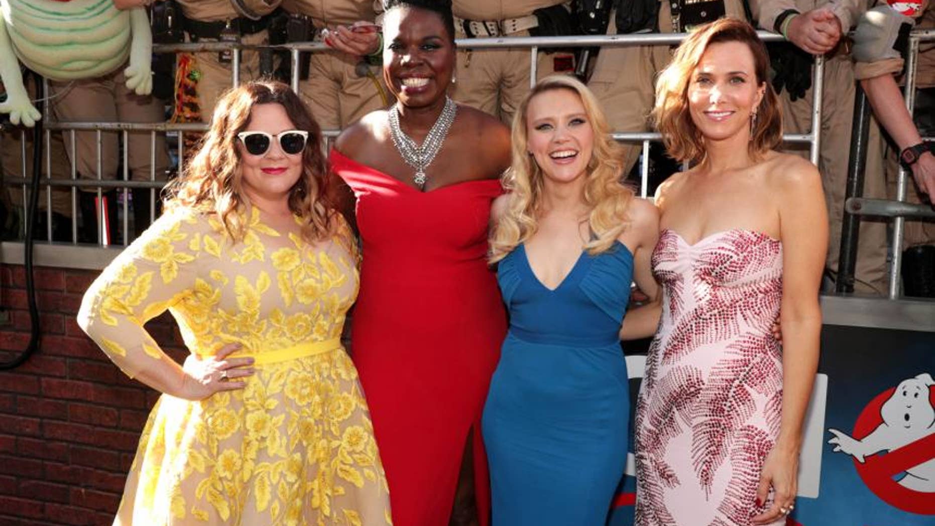Pictured: Your new Ghostbusters. (Photo credit: AP)