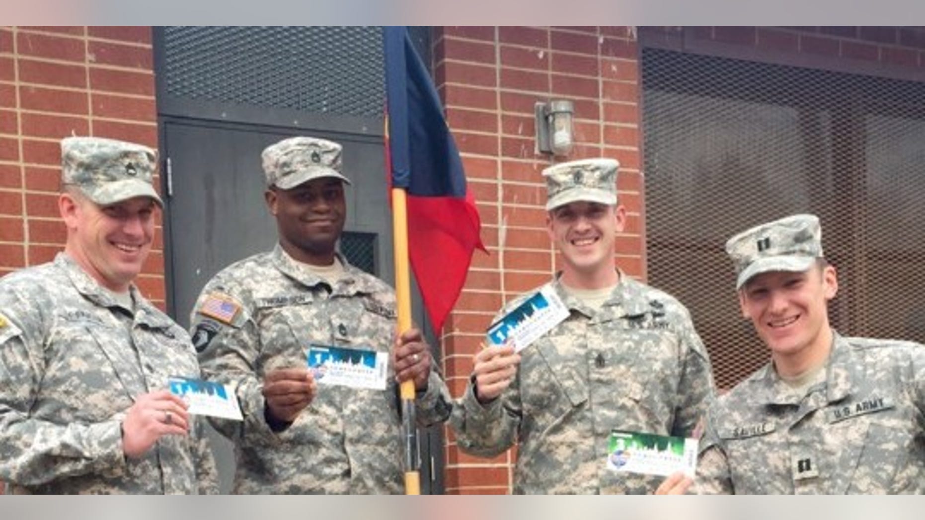 G.I. Tickets Foundation is sending troops to sporting events as a thank you for their service.