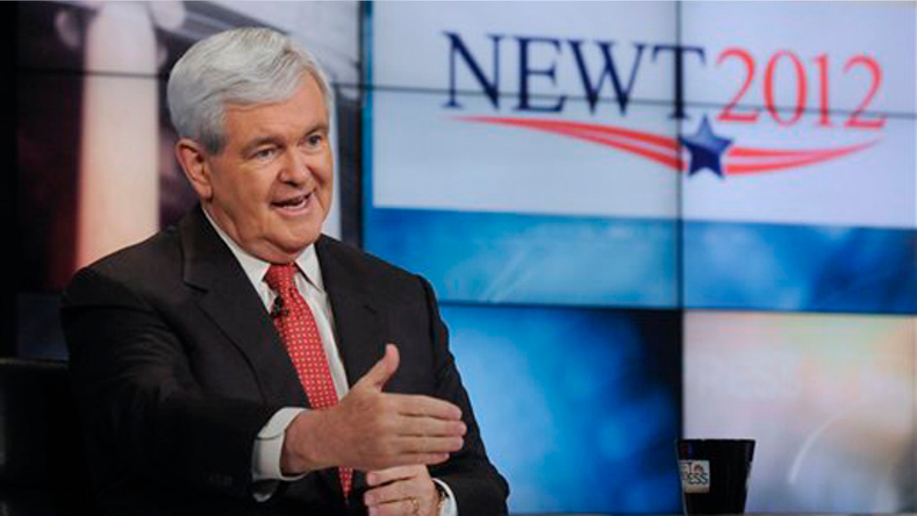 In this image released May 15 by NBC News, former House Speaker Newt Gingrich is interviewed on NBC's "Meet the Press" in Washington.