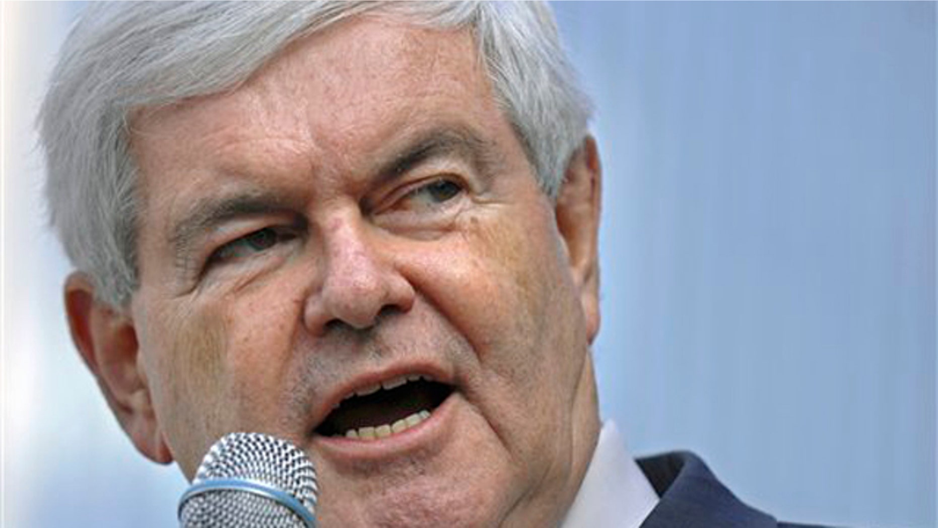 Nov. 17, 2011: Former House Speaker Newt Gingrich speaks during a rally in Jacksonville, Fla.