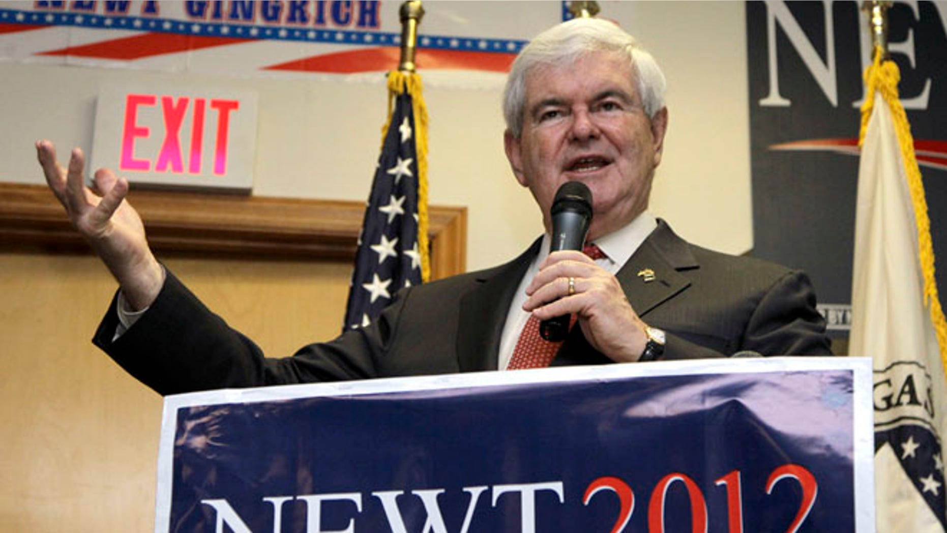 April 25, 2012: Newt Gingrich speaks in Cramerton, N.C.