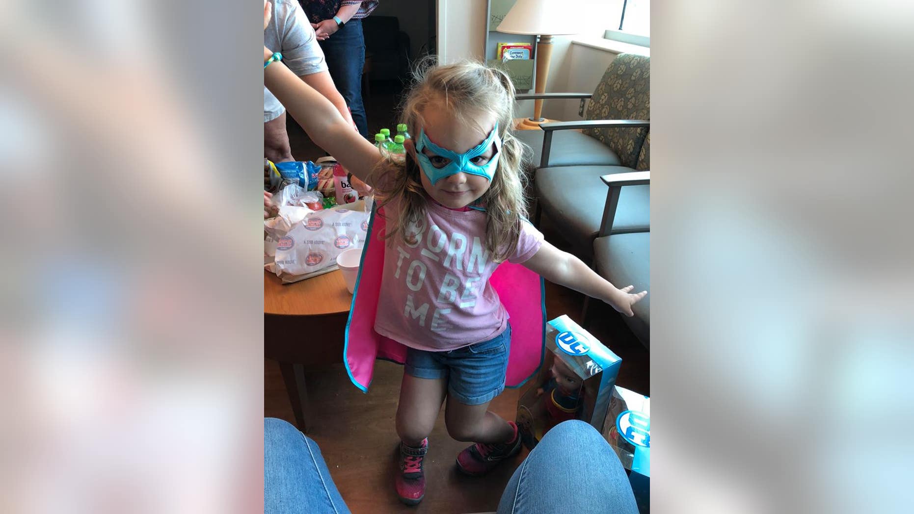 Molly McCabe, 3, used FaceTime to help save her father's life.