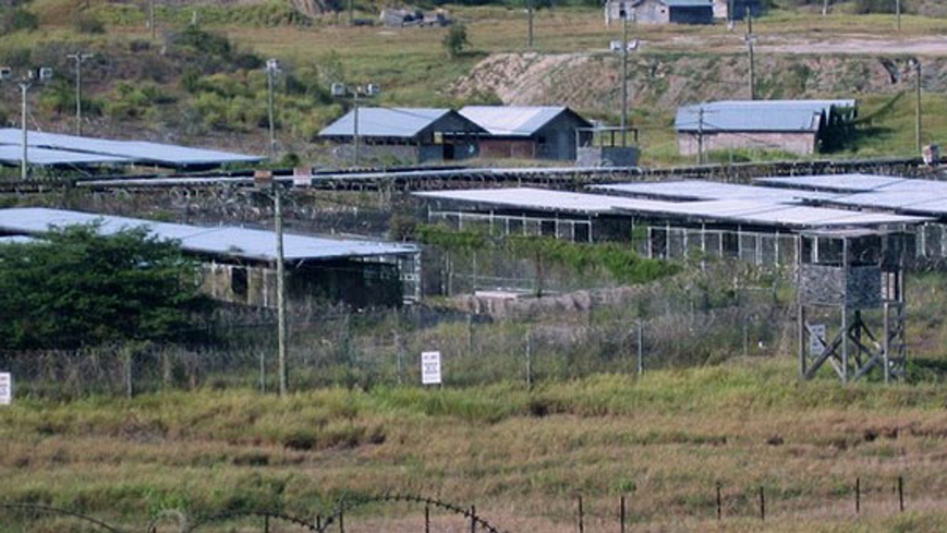 Shown here is a view of Camp X-Ray, which is no longer in use, at the Guantanamo Bay U.S. Naval Base on Aug. 5, 2009. (Reuters Photo)