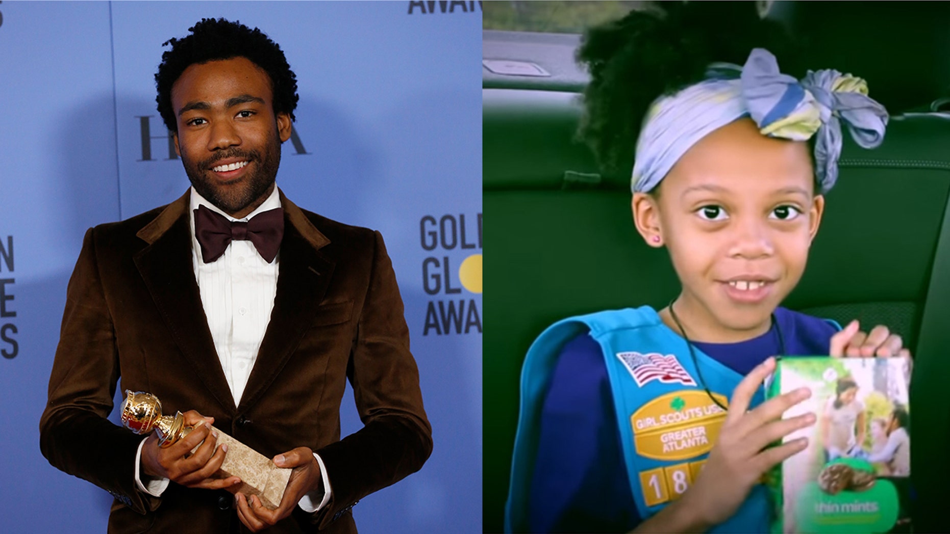 The Atlanta first grader has gone viral for a "Redbone" remix with her dad to sell Girl Scout cookies.