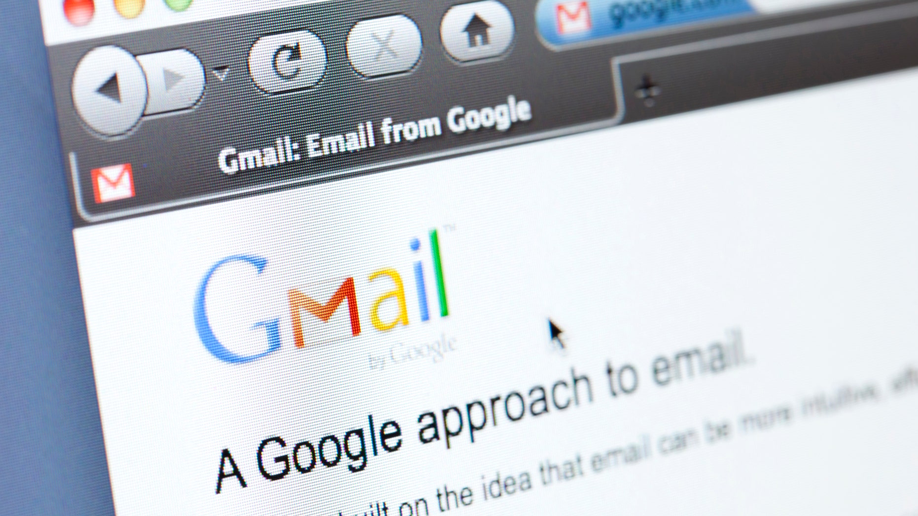 File photo - The Google based mail website seen in a Firefox web browser (iStock)