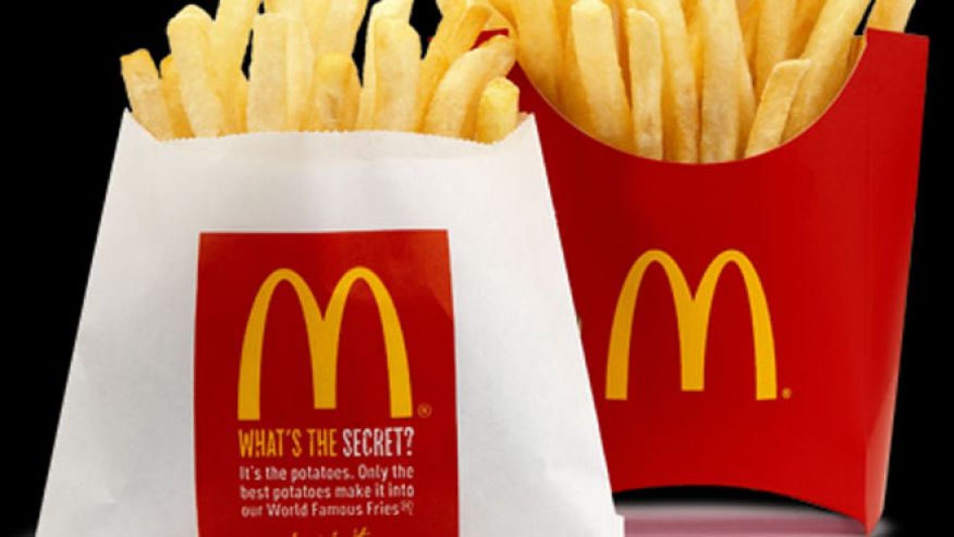 The fast-food giant says it doesn't use genetically modified potatoes.