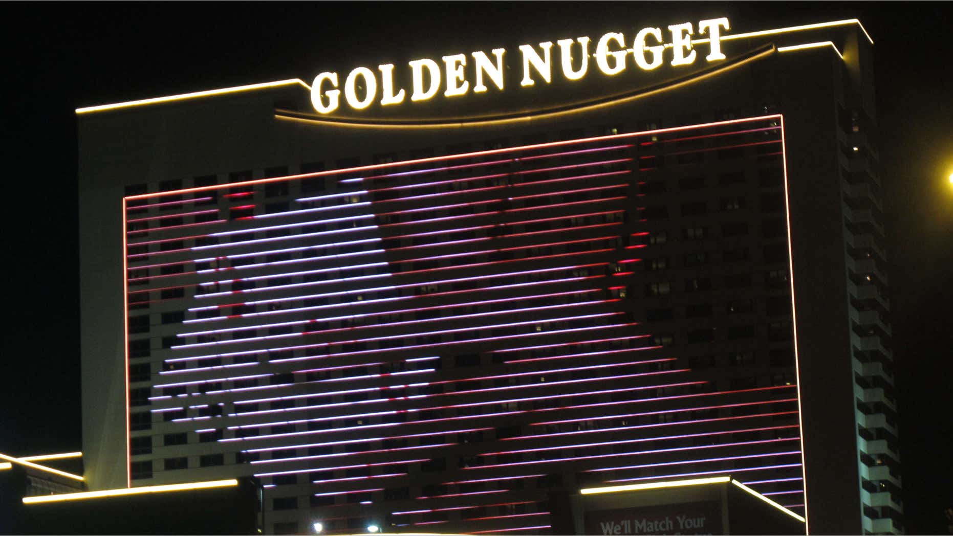 Aug. 31, 2012: The exterior of the Golden Nugget casino in Atlantic City N.J.