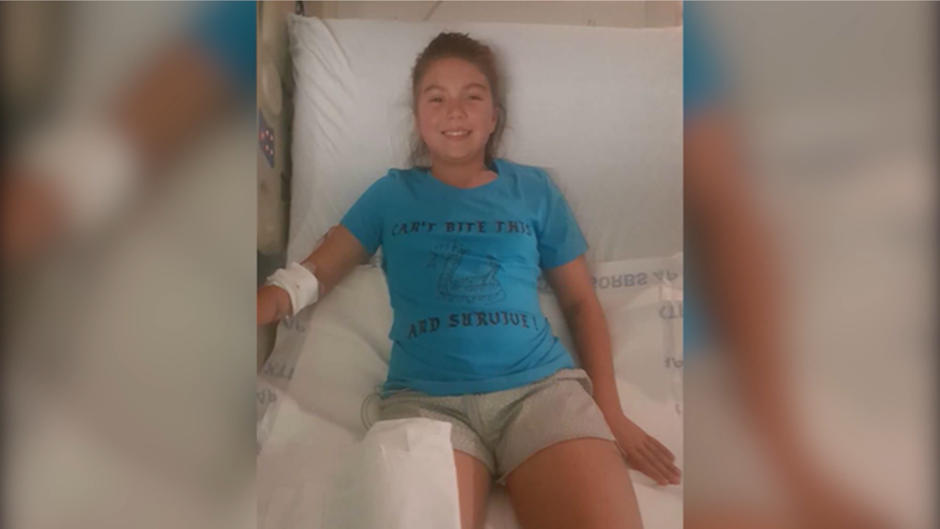 Cecillia Gonzalez was bitten by a timber rattlesnake in her friend's backyard.