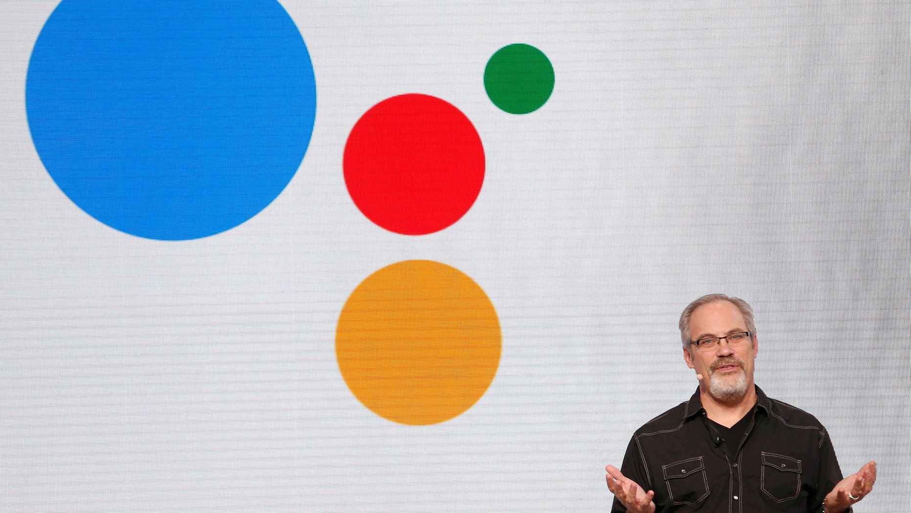 File photo: Scott Huffman, Engineering Director at Google, speaks about Google Assistant during the presentation of new Google hardware in San Francisco, California, U.S. October 4, 2016. (REUTERS/Beck Diefenbach)