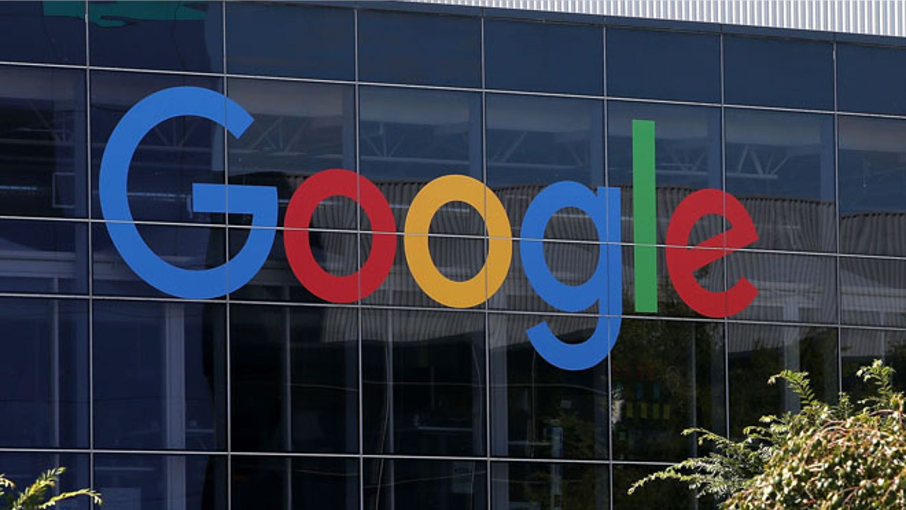 MOUNTAIN VIEW, CA - SEPTEMBER 02: The new Google logo is displayed at the Google headquarters on September 2, 2015 in Mountain View, California. Google has made the most dramatic change to their logo since 1999 and have replaced their signature serif font with a new typeface called Product Sans. (Photo by Justin Sullivan/Getty Images)