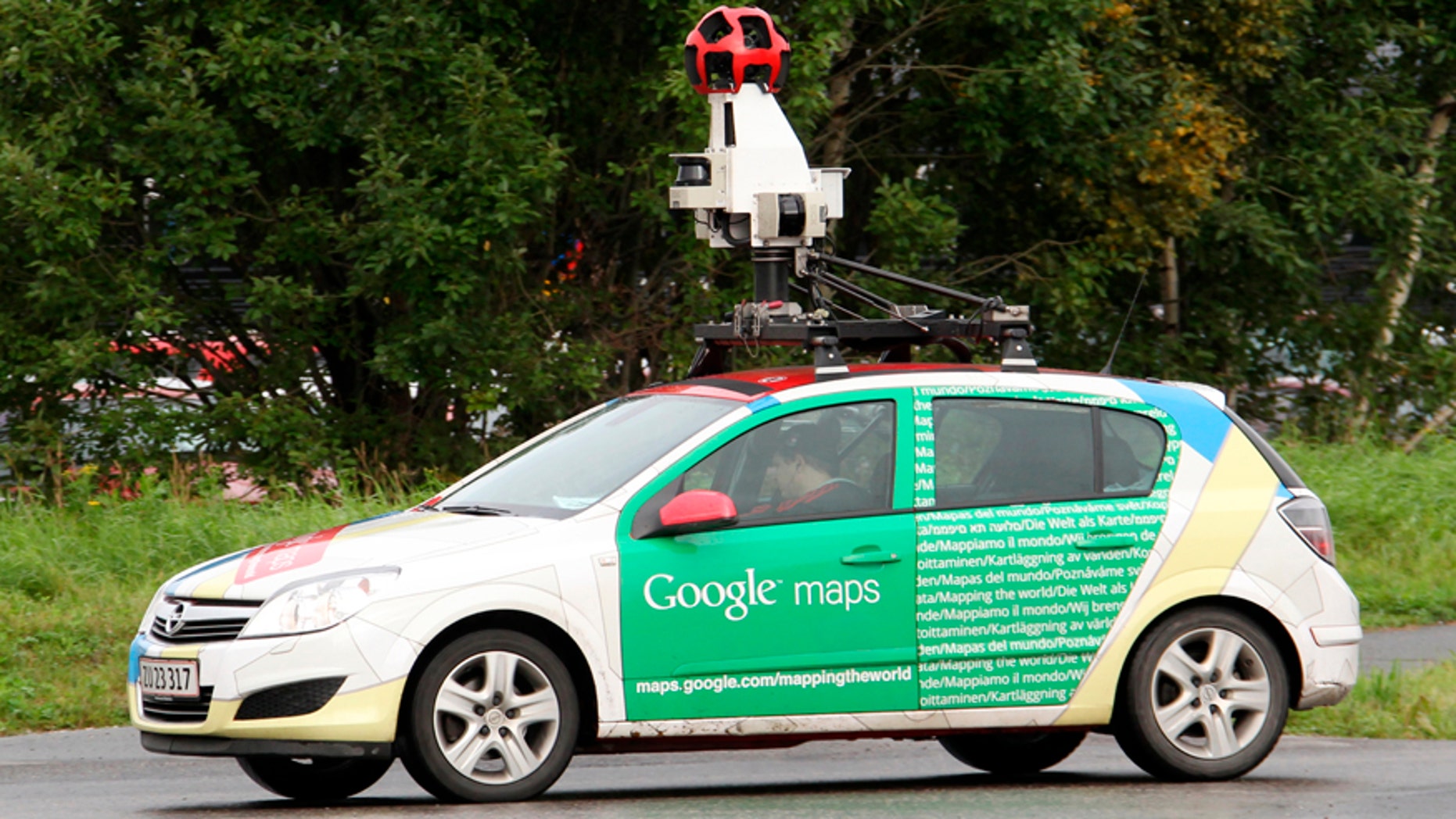 A Google Street View car is driven in Sundsvall, northern Sweden September 13, 2011.