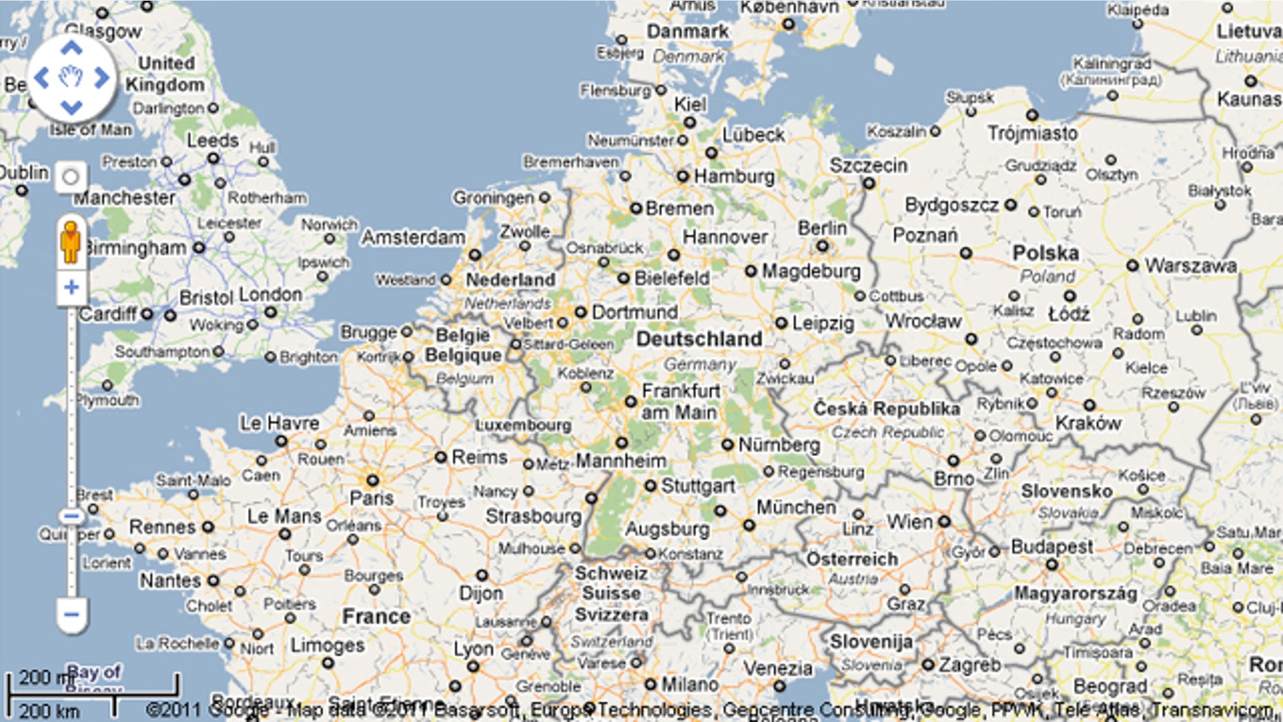 A slipup by Google Maps has sparked a diplomatic crisis in the Eurozone.