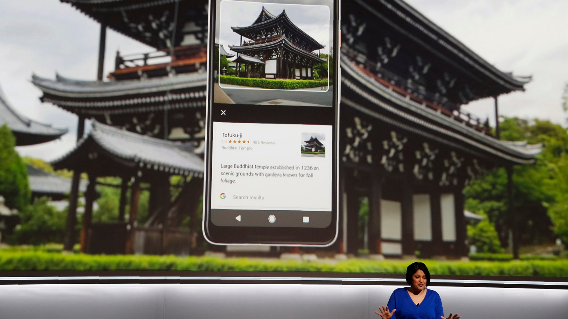 Google product executive Aparna Chennapragada speaks about the Pixel 2 phone during a launch event in San Francisco, California, U.S. October 4, 2017. REUTERS/Stephen Lam - HP1EDA41CGB4J