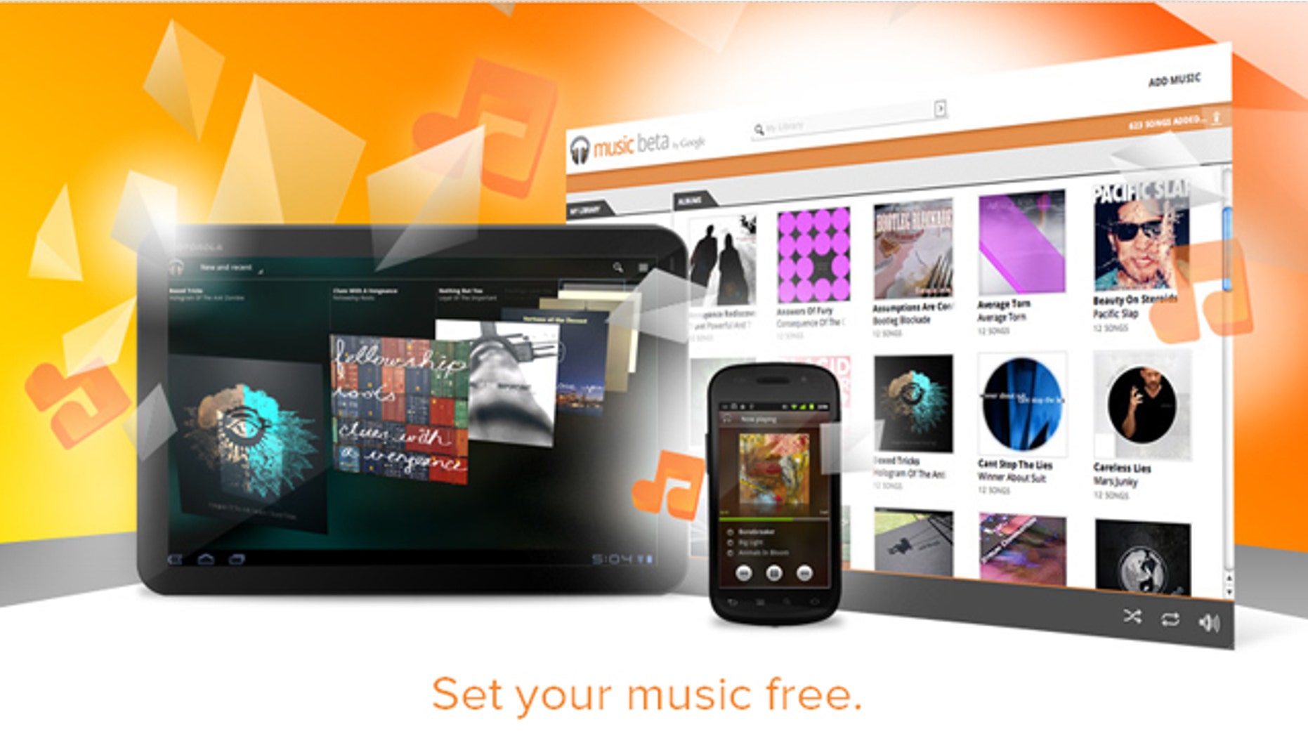 The Google Music store will compete with Apple's iTunes and other digital music services from the likes of Amazon and Spotify.