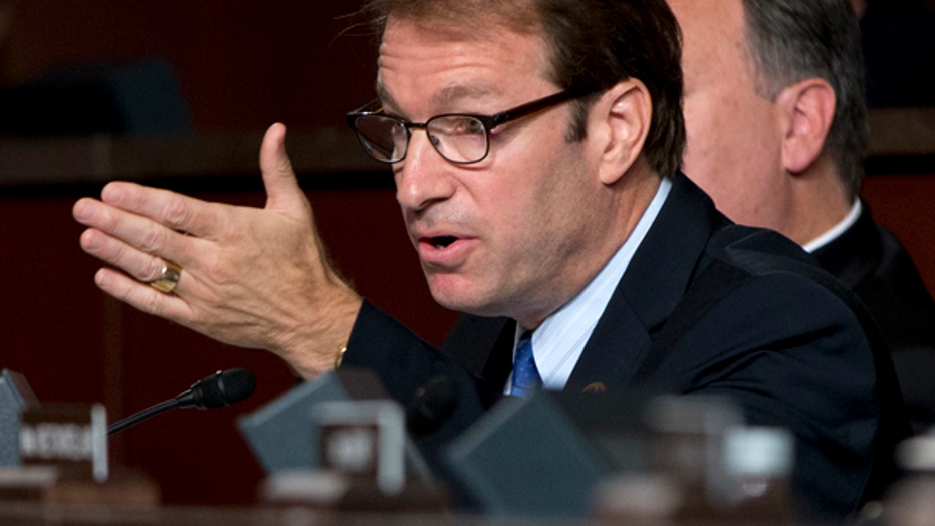Rep. Peter Roskam, Republican of Illinois, speaks on Capitol Hill in Washington