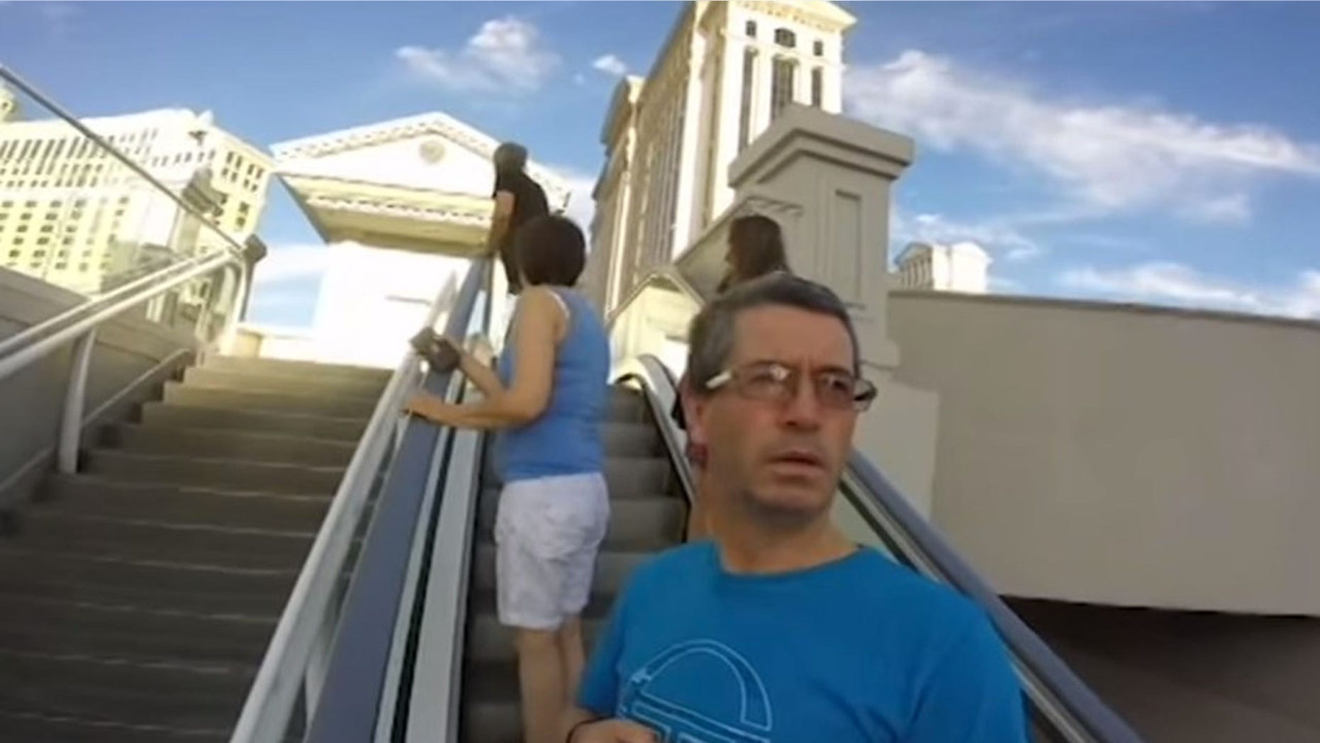 Irish tourist Joseph Griffin needed a lesson on how to work his son’s GoPro.