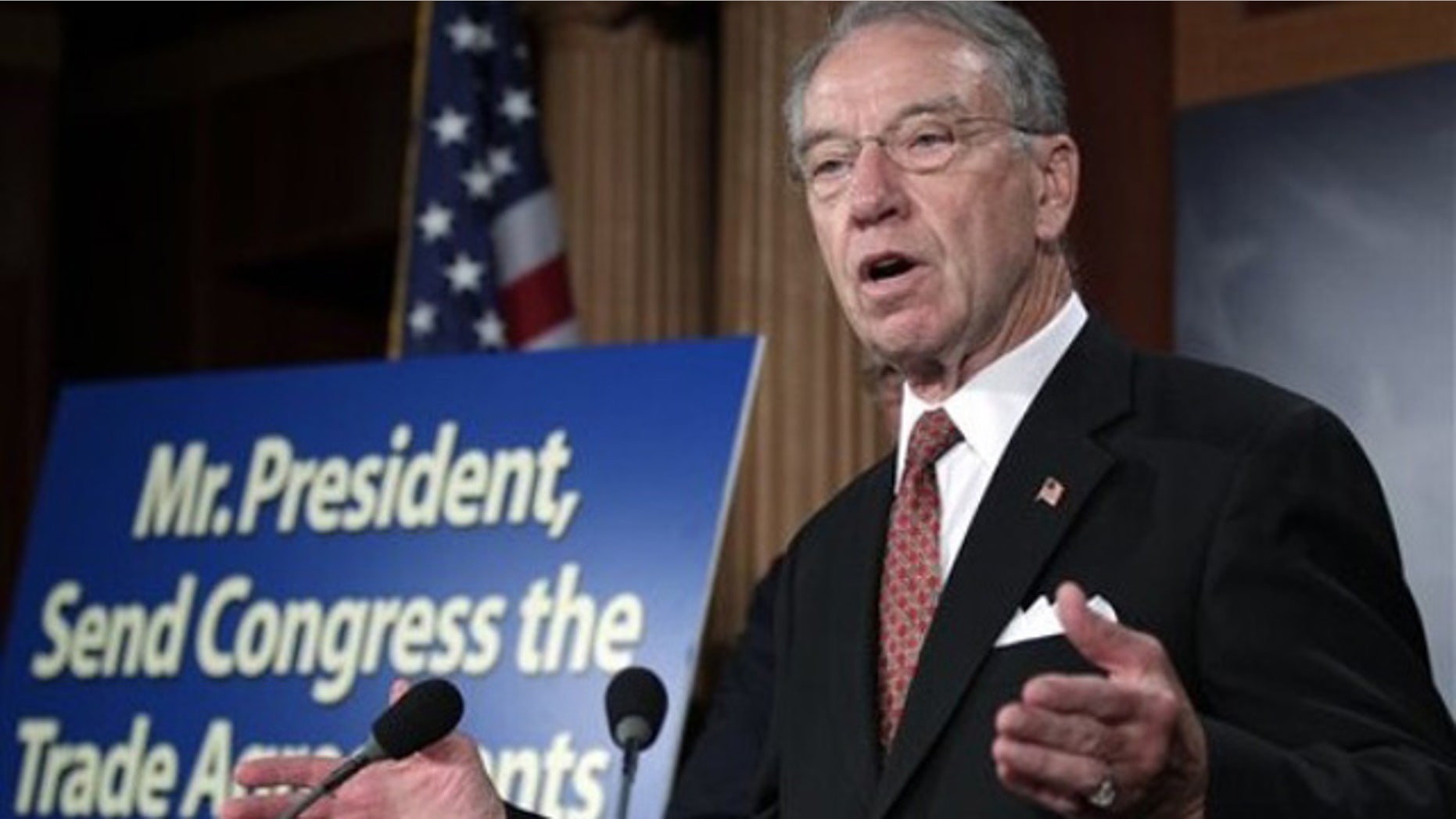 Wants answers: Sen. Charles Grassley fired off a letter to DEA brass.