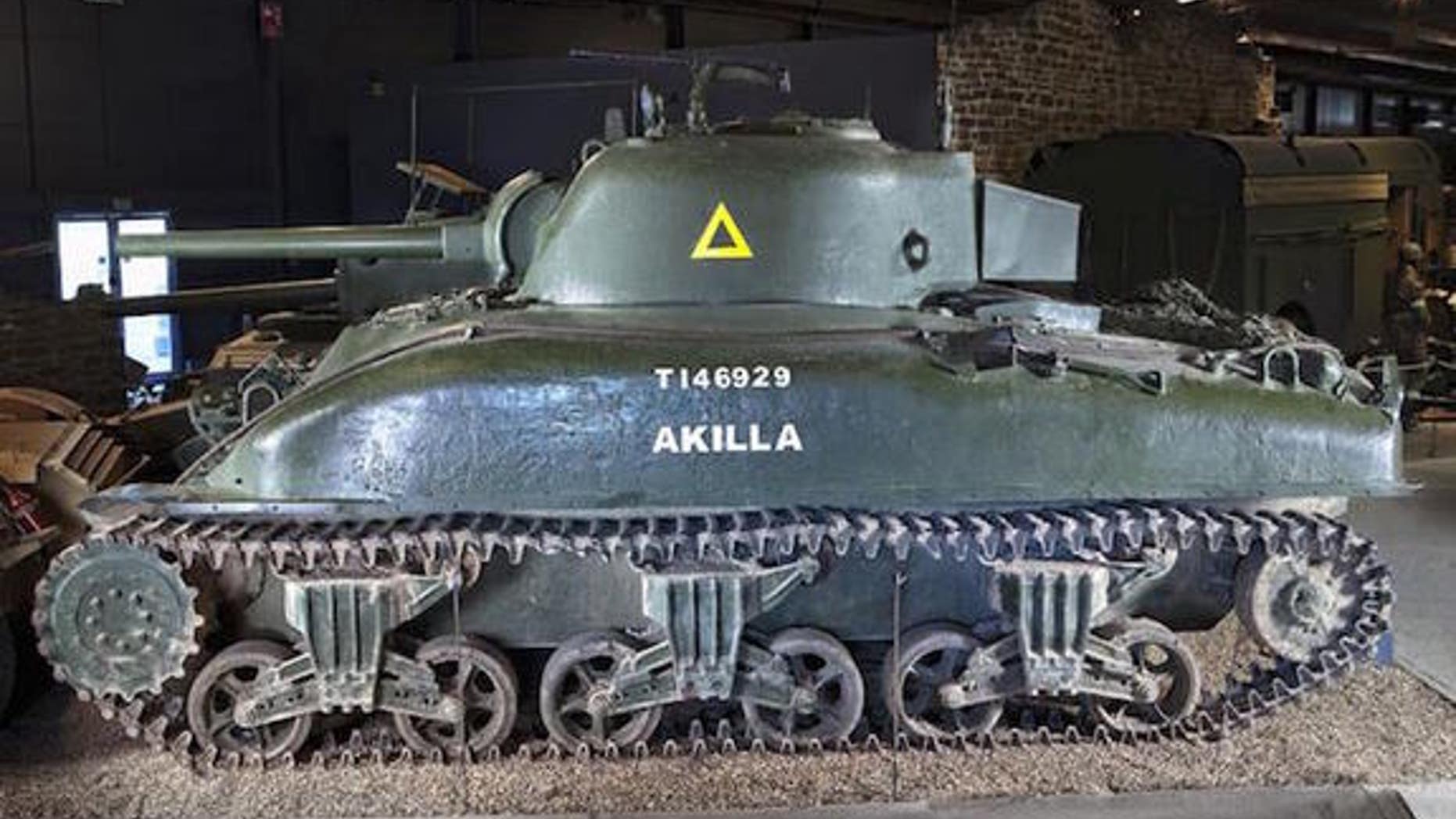 A Canadian variant of the M4 Sherman tank, which was recently sold at auction.