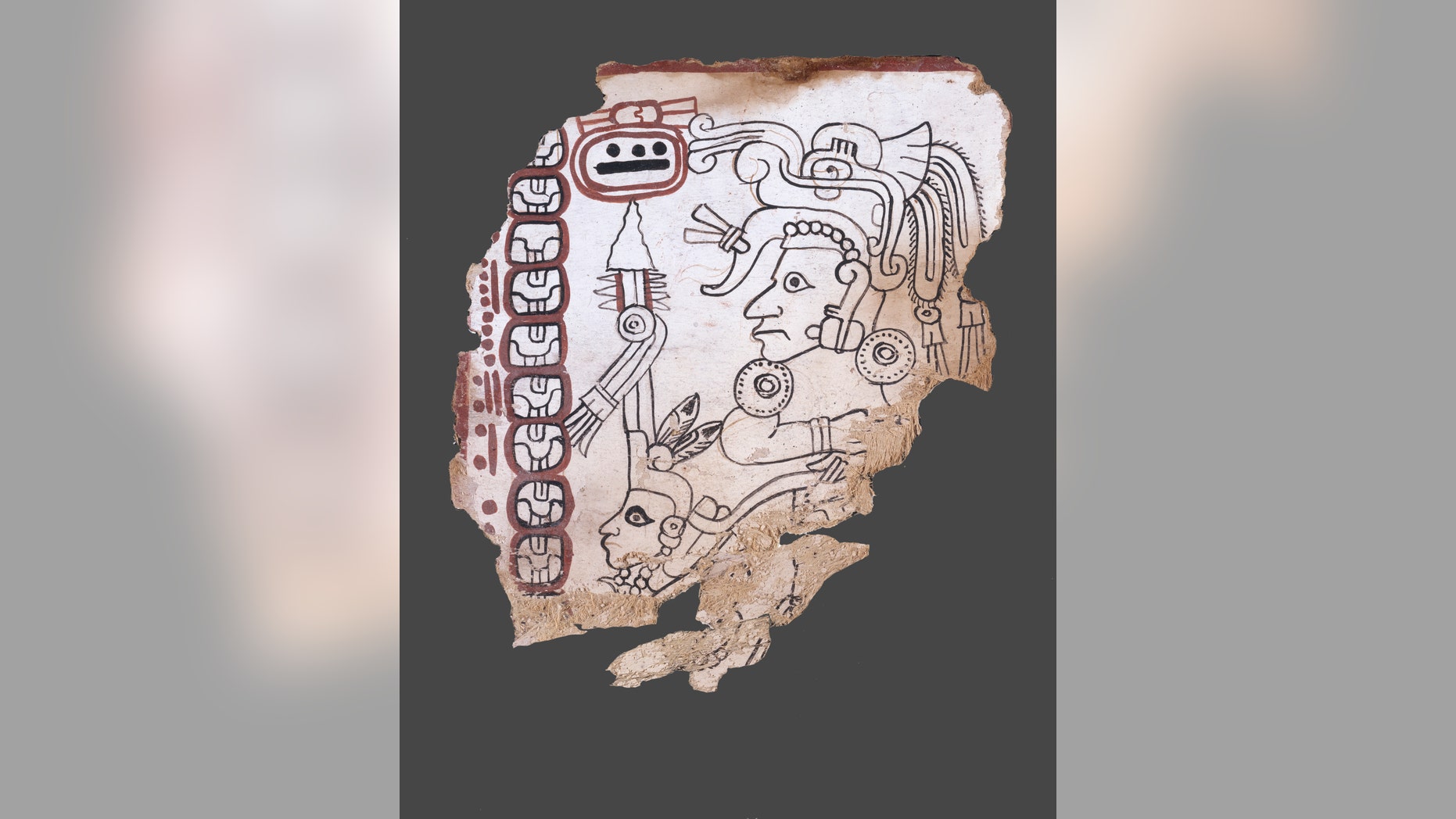 Page from the Grolier Codex.