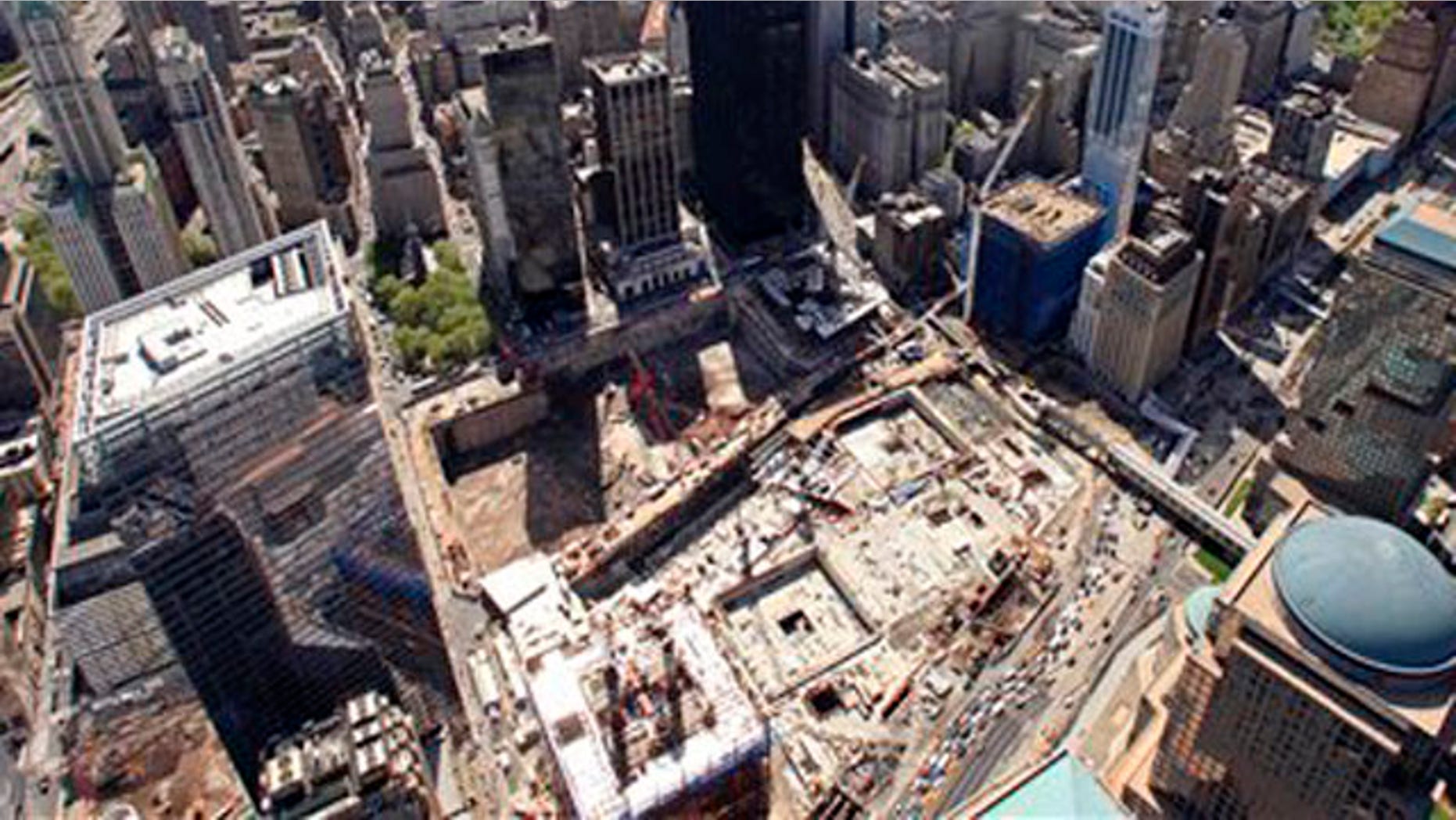 April 20, 2010: The skyscrapers of lower Manhattan surrounding the World Trade Center site, often referred to as Ground Zero (AP).