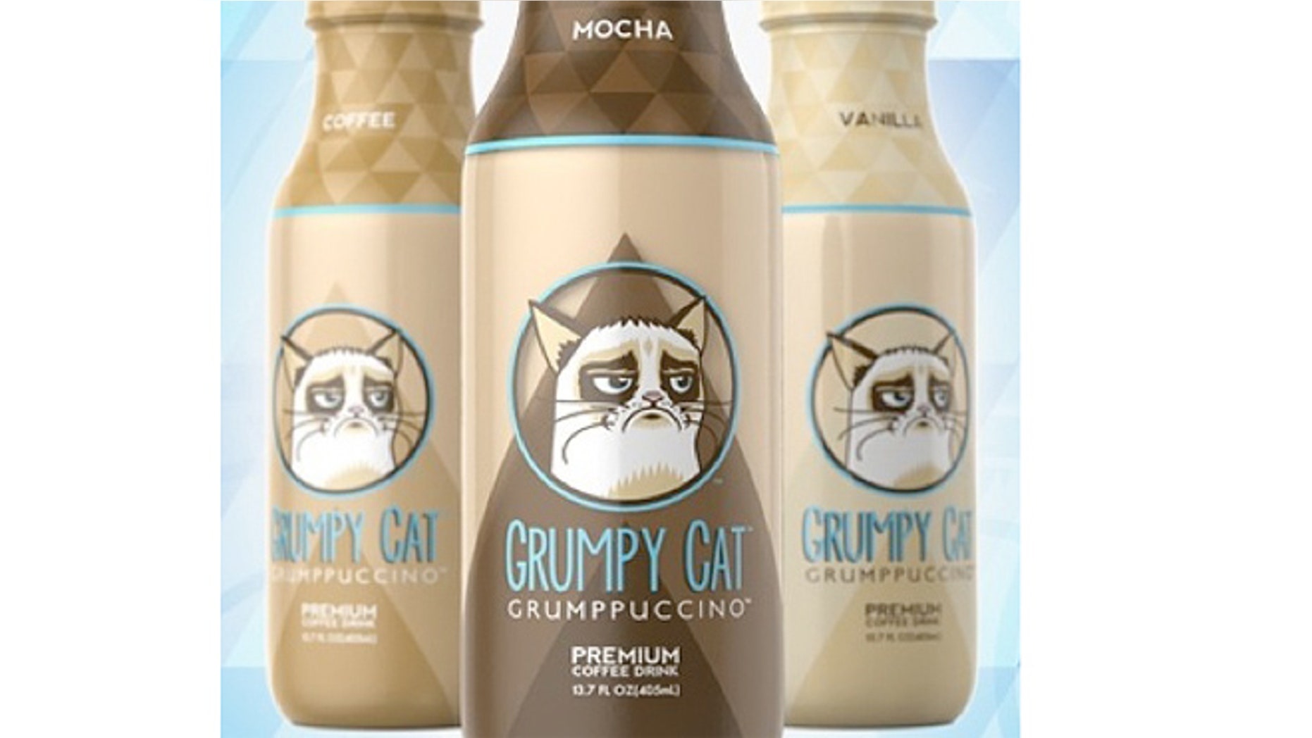 The cat named Tarder Sauce, also known as Grumpy Cat, is the inspiration for a new iced coffee drink.