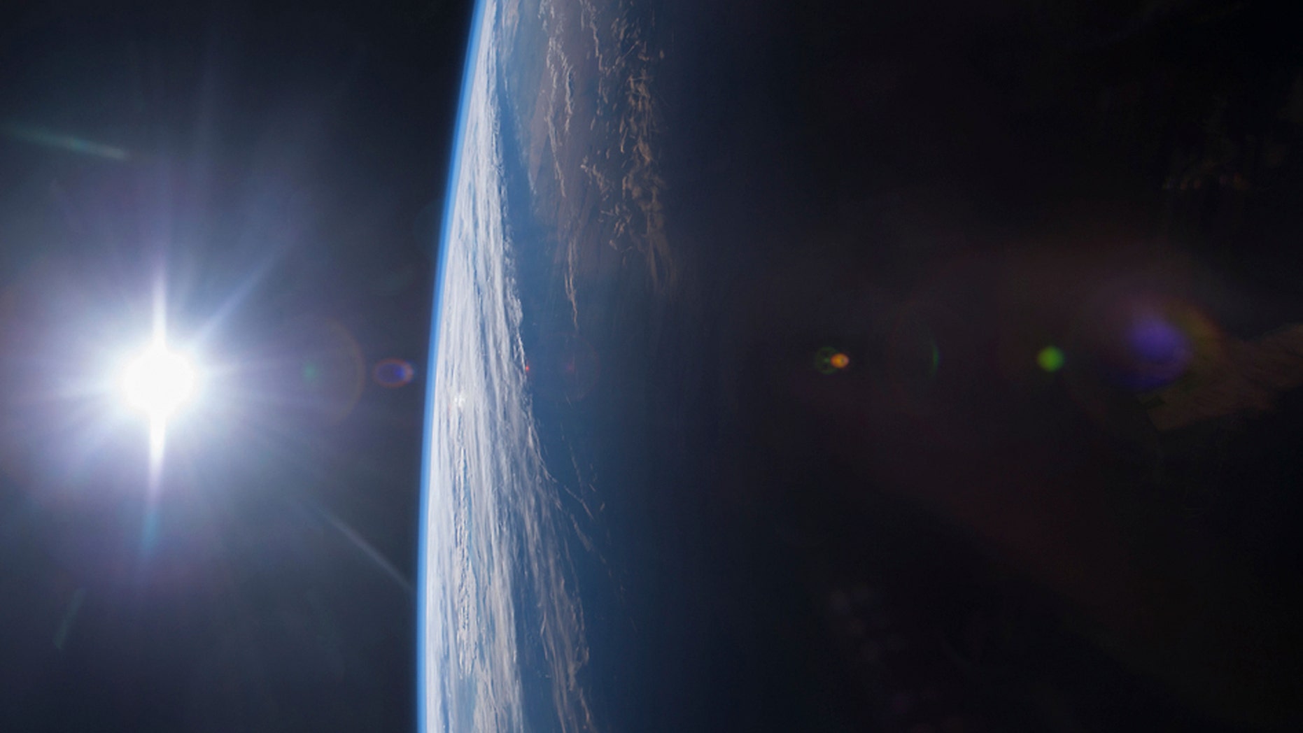 File photo: The Gulf of Mexico and U.S. Gulf Coast at sunset is shown in this image from the International Space Station and posted to social media on December 14, 2014. (REUTERS/Terry Virts/NASA/Handout)
