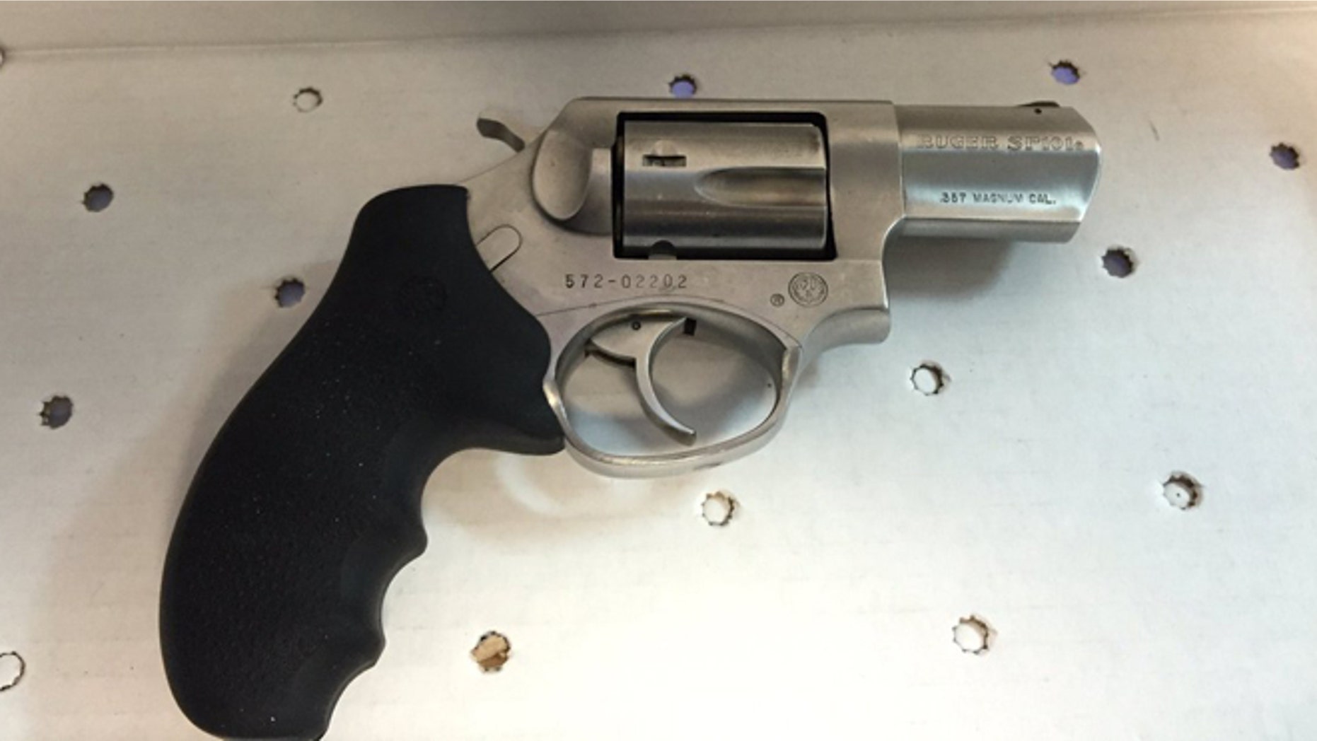 NYPD displays gun recovered after Brooklyn shootout, Saturday, Feb. 20, 2016. (NYPD)